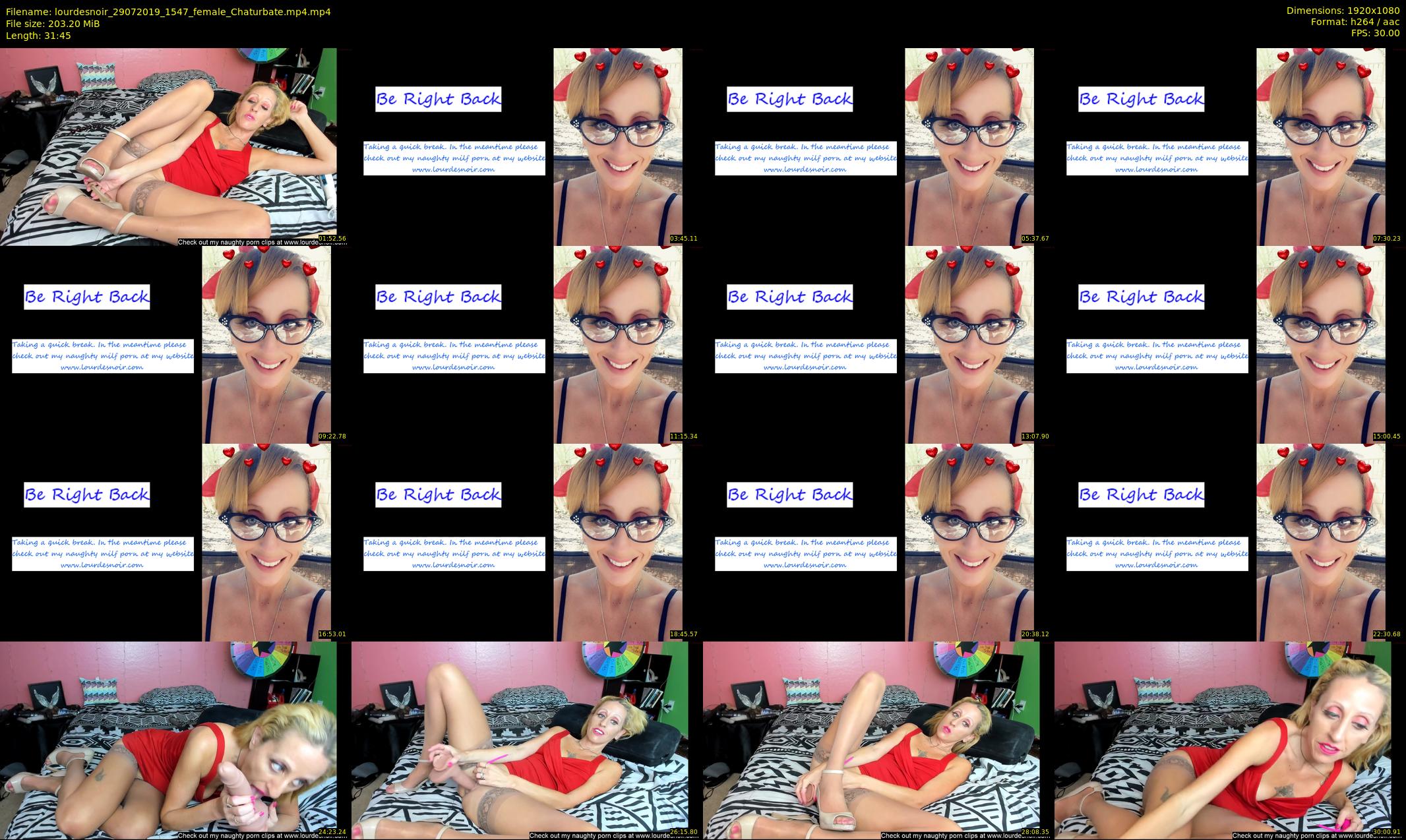 lourdesnoir — 32 minute Chaturbate female cam show recording, 1080p, Jul 29, 2019