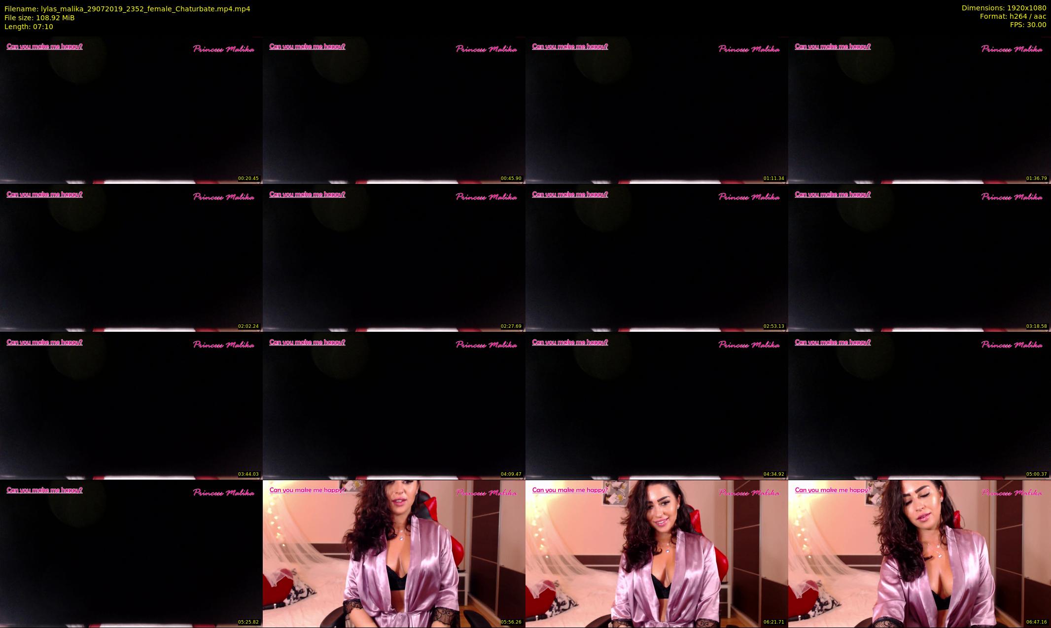 lylas_malika — 8 minute Chaturbate female cam show recording, 1080p, Jul 29, 2019