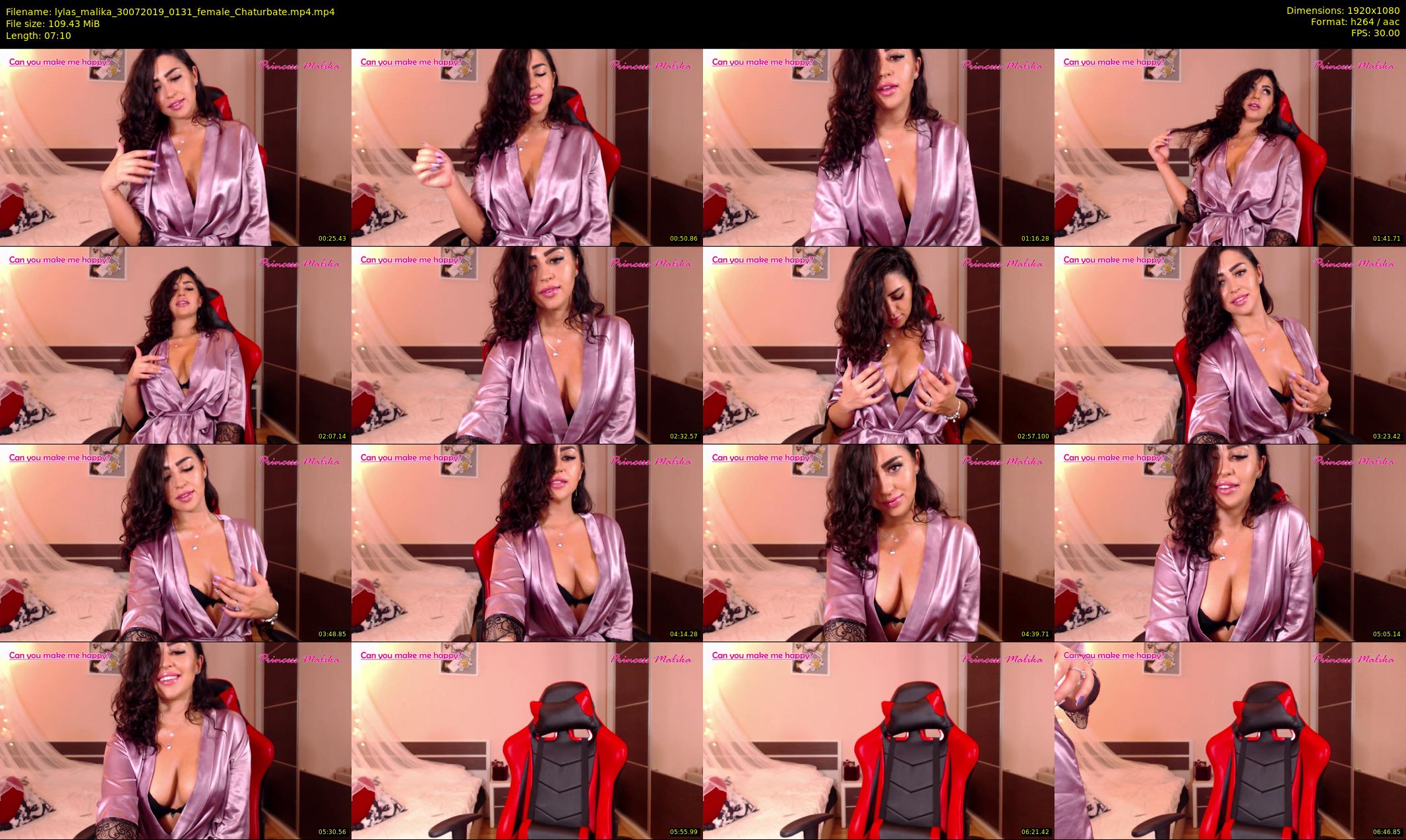 lylas_malika — 8 minute Chaturbate female cam show recording, 1080p, Jul 30, 2019