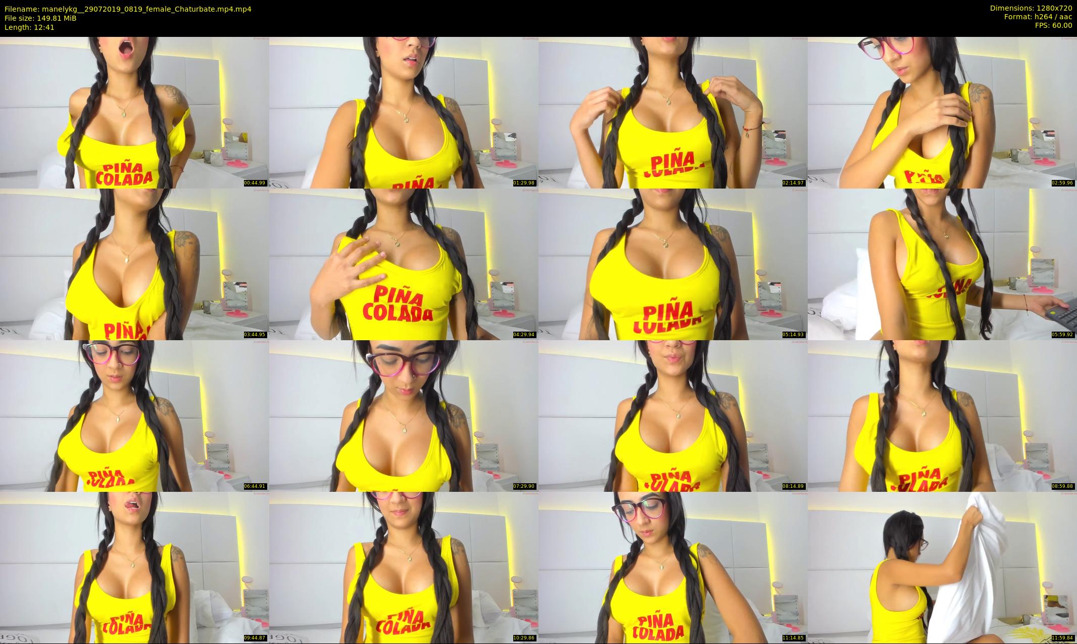 manelykg_ — 13 minute Chaturbate female cam show recording, 720p, Jul 29, 2019