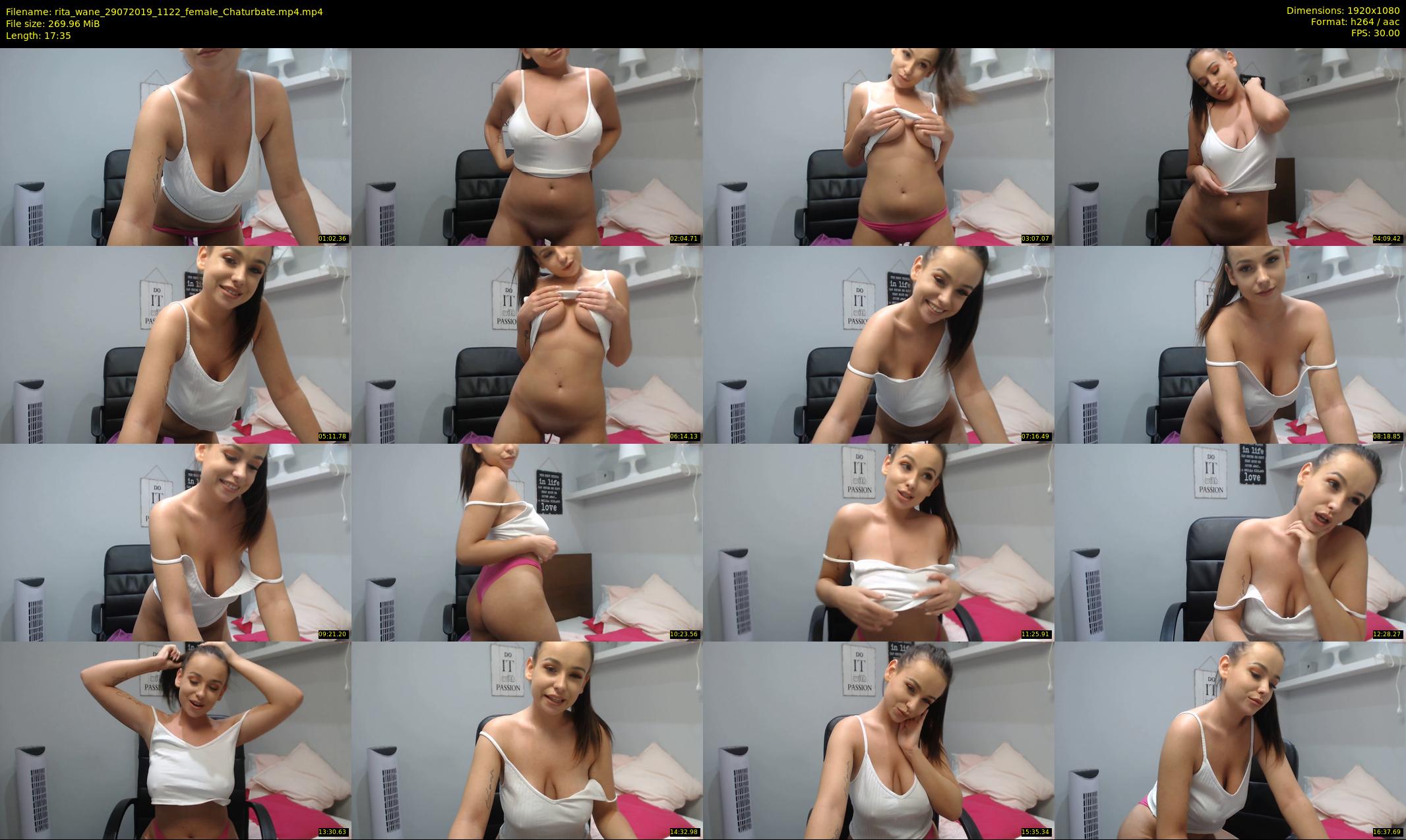 rita_wane — 18 minute Chaturbate female cam show recording, 1080p, Jul 29, 2019