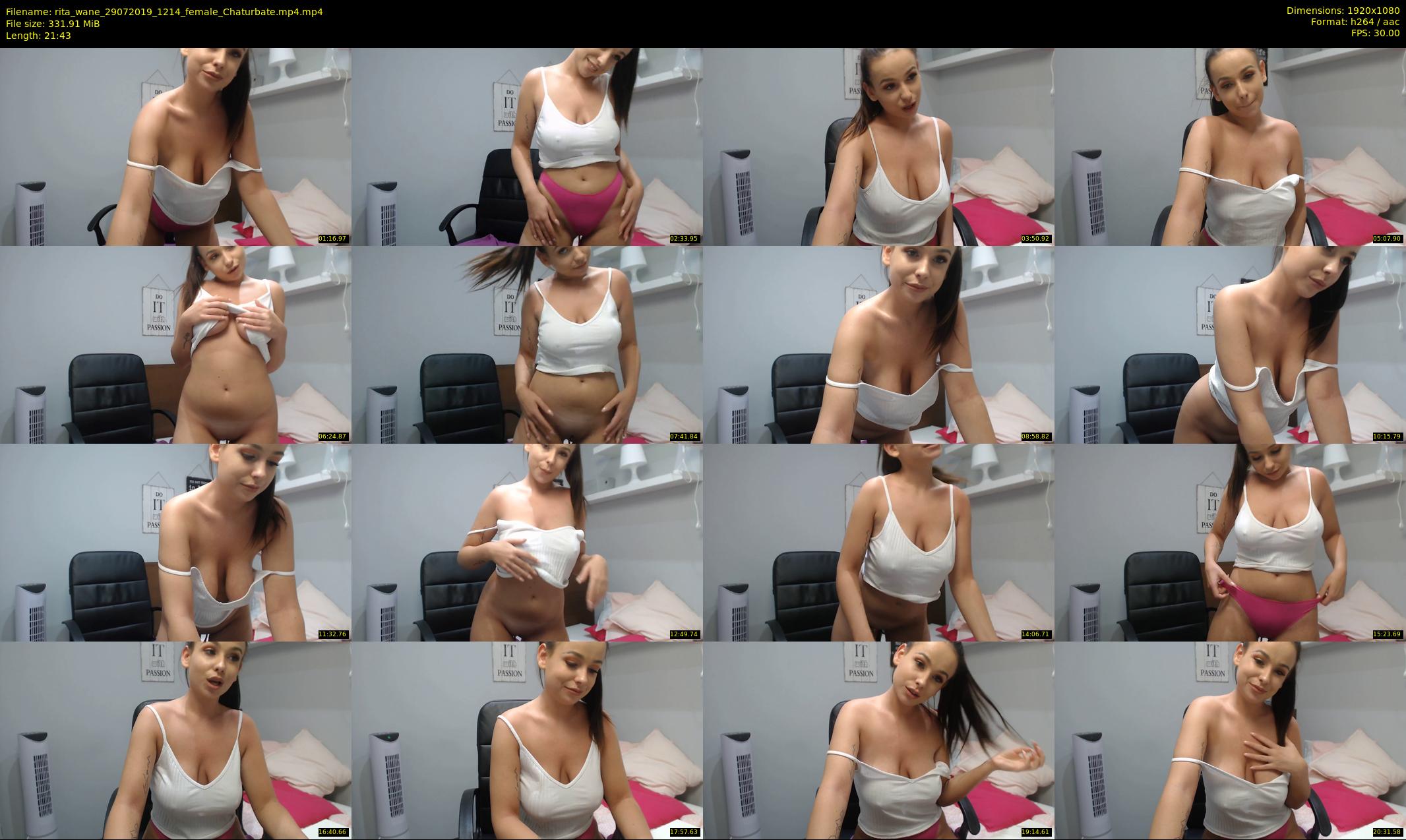 rita_wane — 22 minute Chaturbate female cam show recording, 1080p, Jul 29, 2019