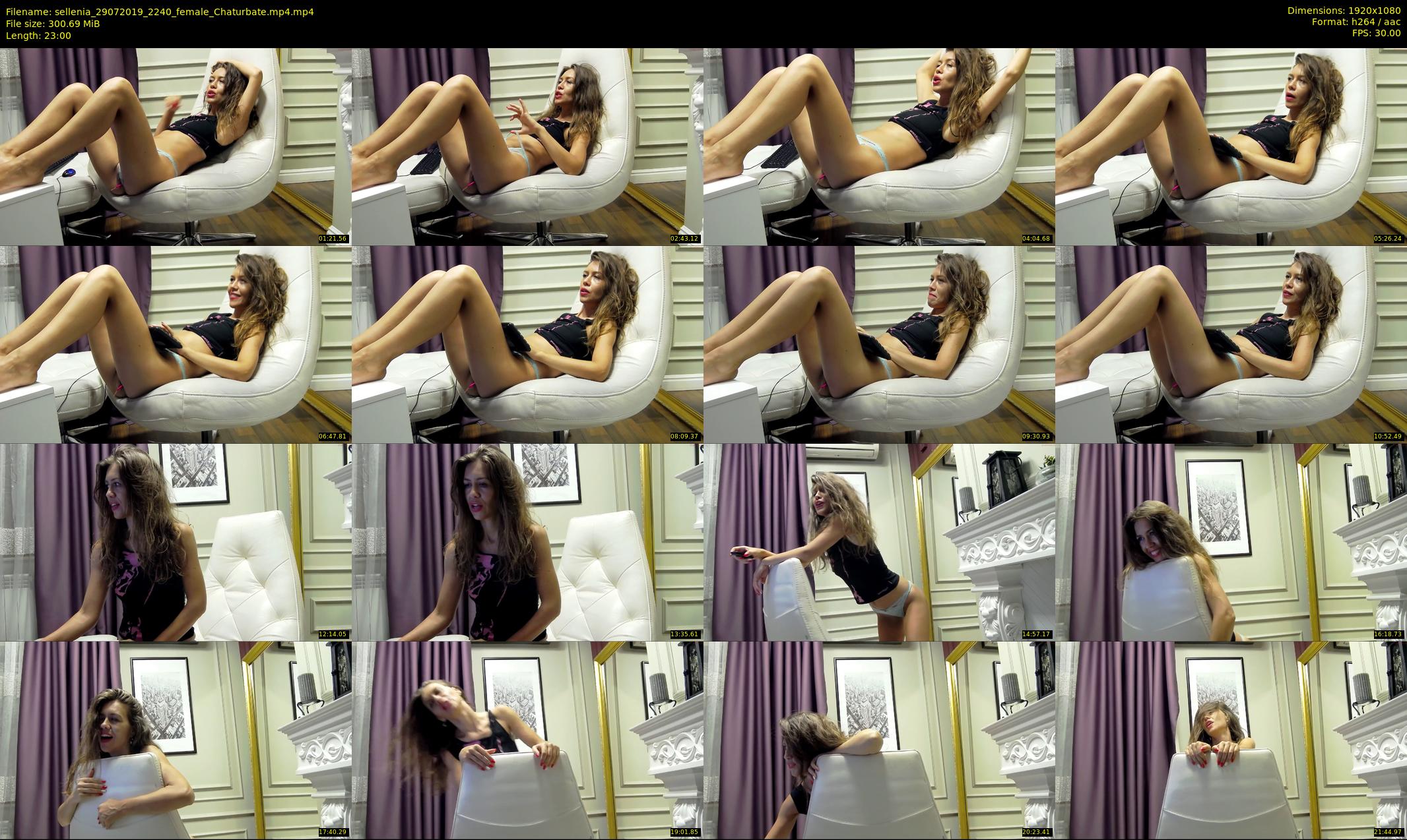 sellenia — 23 minute Chaturbate female cam show recording, 1080p, Jul 29, 2019