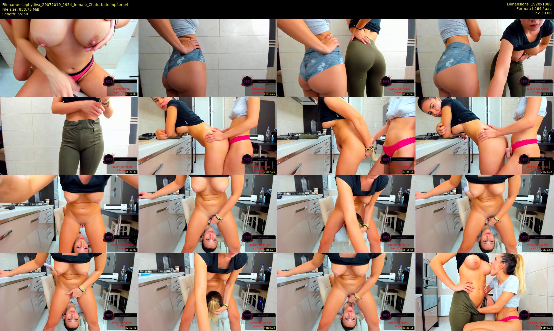 sophydiva — 56 minute Chaturbate female cam show recording, 1080p, Jul 29, 2019