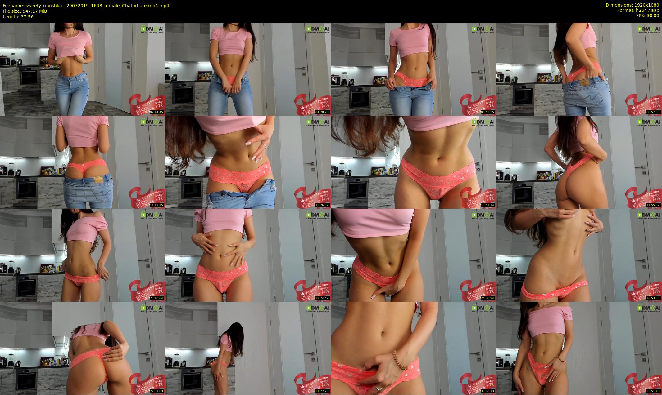 sweety_rinushka_ — 38 minute Chaturbate female cam show recording, 1080p, Jul 29, 2019