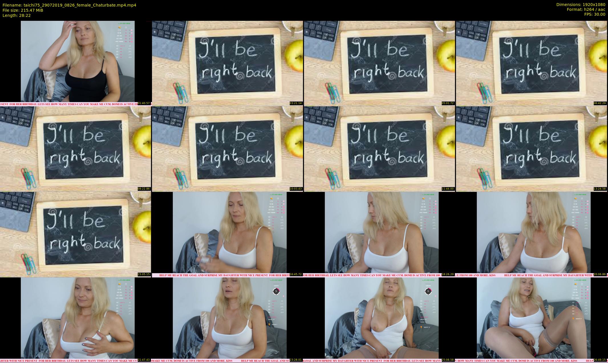 taichi75 — 29 minute Chaturbate female cam show recording, 1080p, Jul 29, 2019