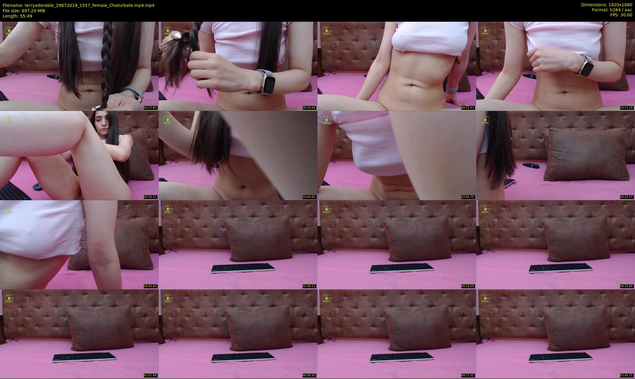 terryadorable — 56 minute Chaturbate female cam show recording, 1080p, Jul 29, 2019