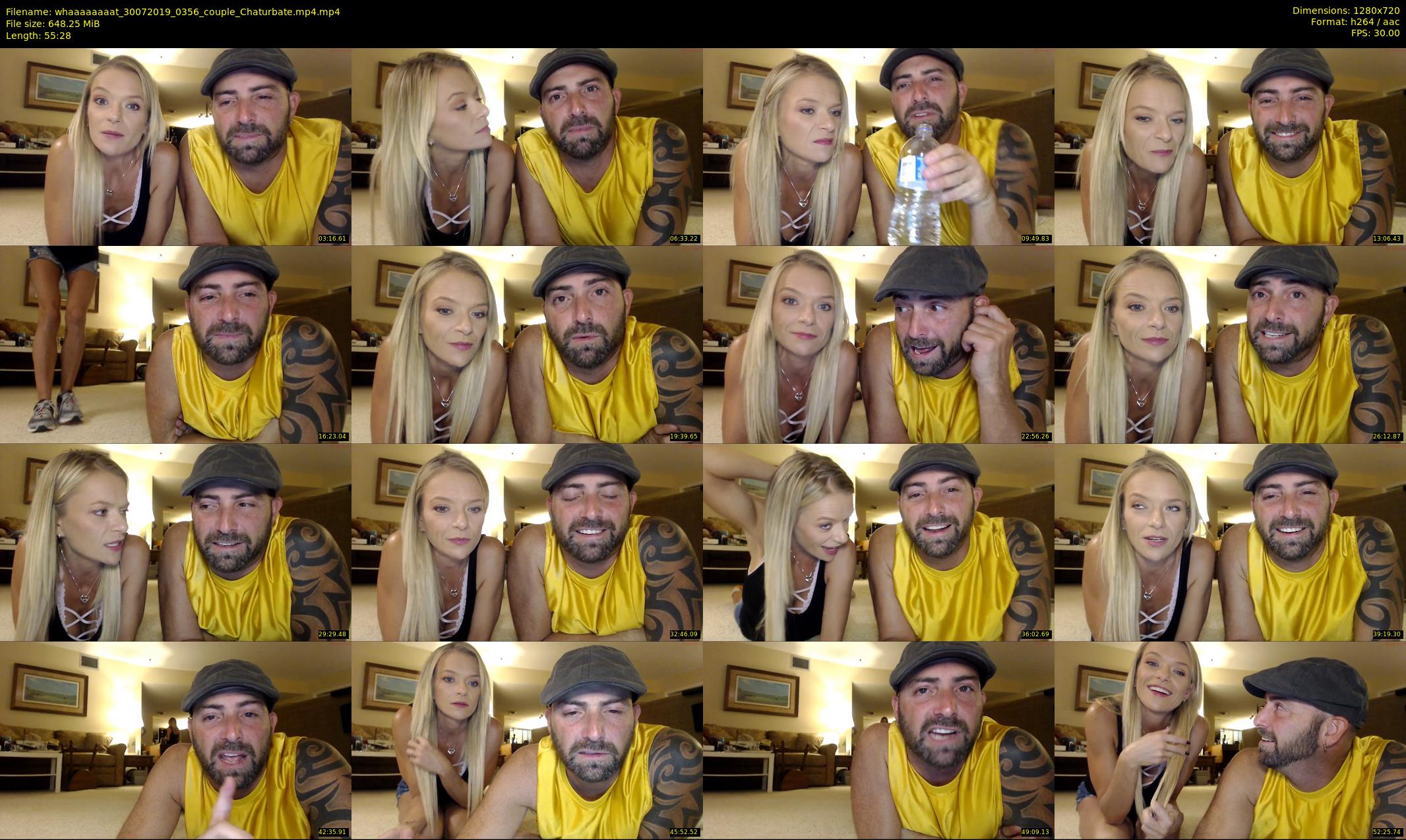 whaaaaaaaat — 56 minute Chaturbate couple cam show recording, 720p, Jul 30, 2019