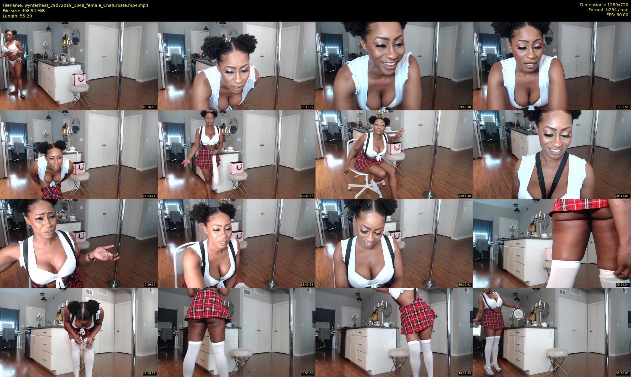 wynterheat — 56 minute Chaturbate female cam show recording, 720p, Jul 29, 2019