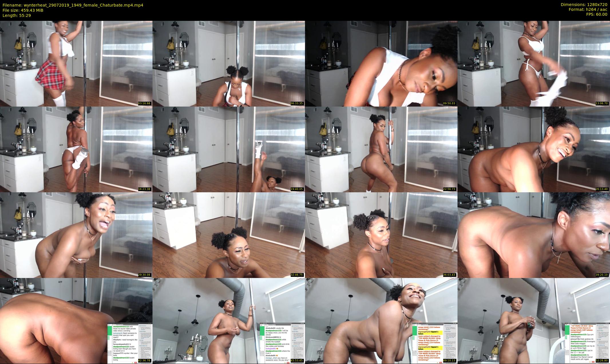 wynterheat — 56 minute Chaturbate female cam show recording, 720p, Jul 29, 2019