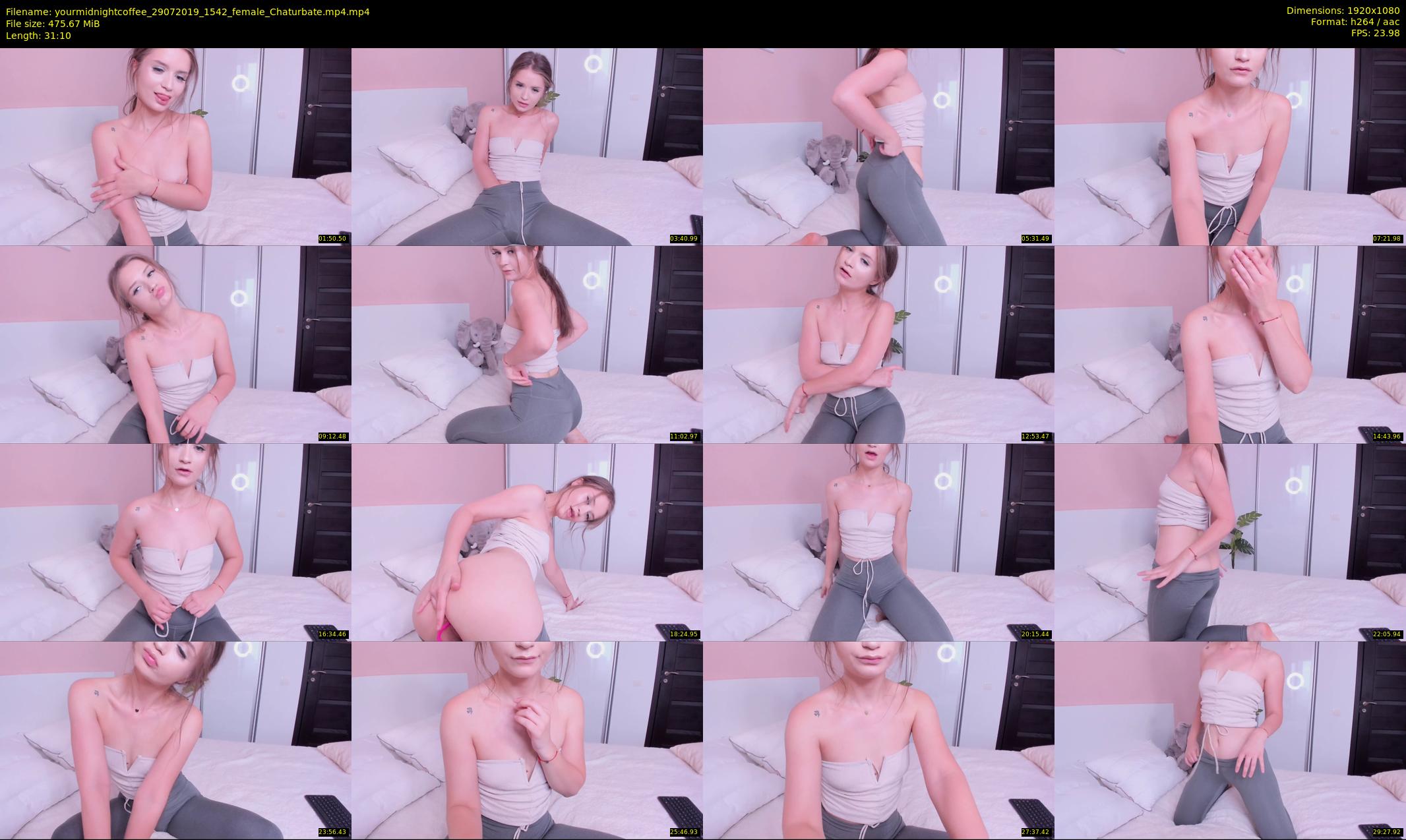 yourmidnightcoffee — 32 minute Chaturbate female cam show recording, 1080p, Jul 29, 2019