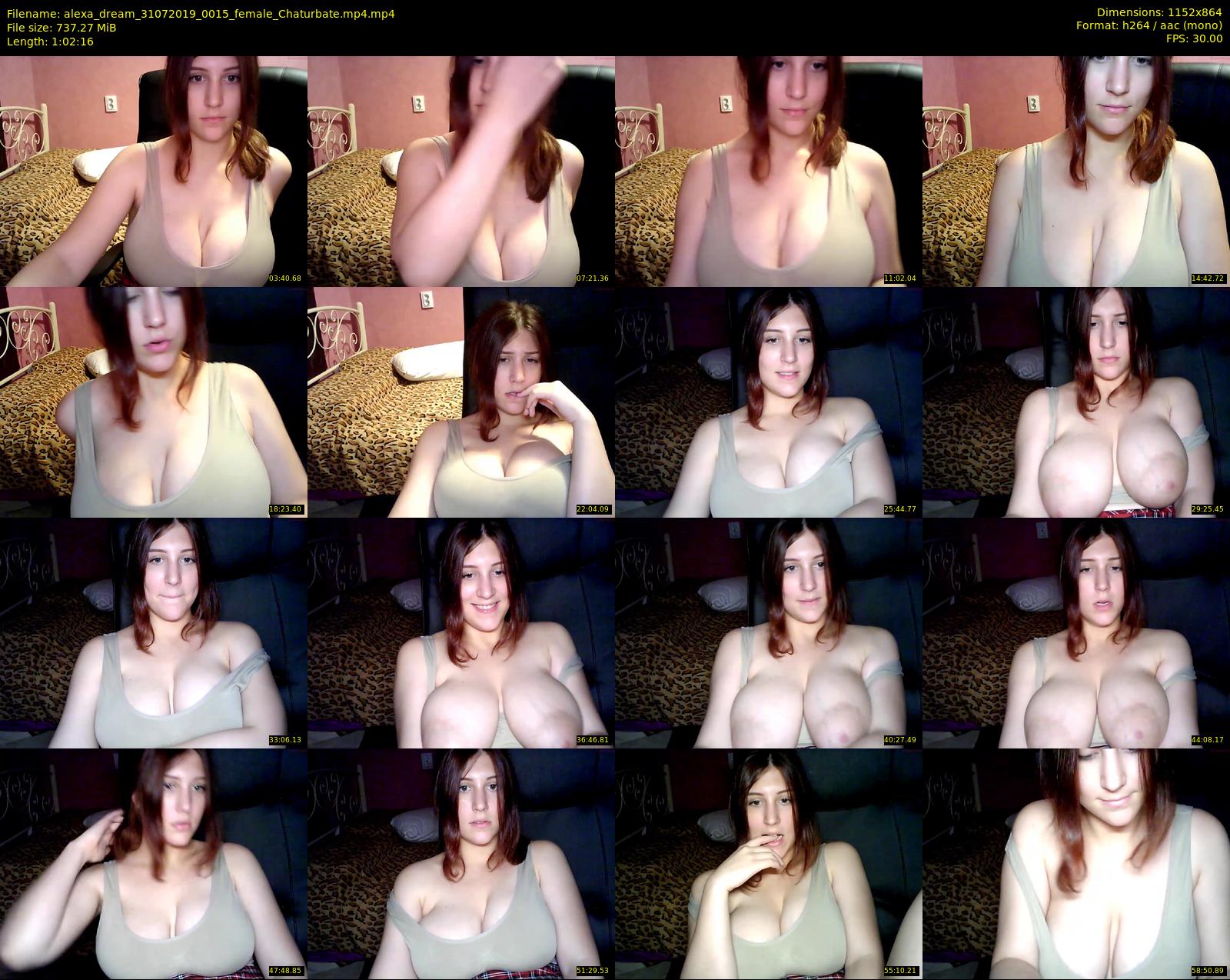 alexa_dream — 63 minute Chaturbate female cam show recording, 720p, Jul 31, 2019