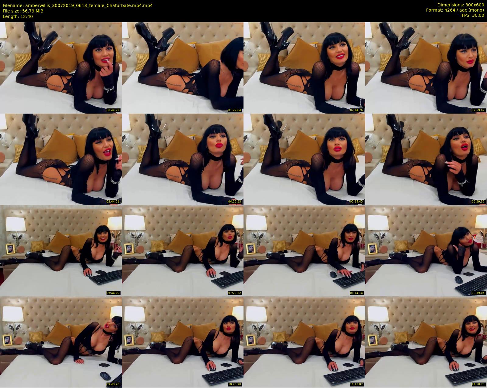 amberwillis — 13 minute Chaturbate female cam show recording, 480p, Jul 30, 2019
