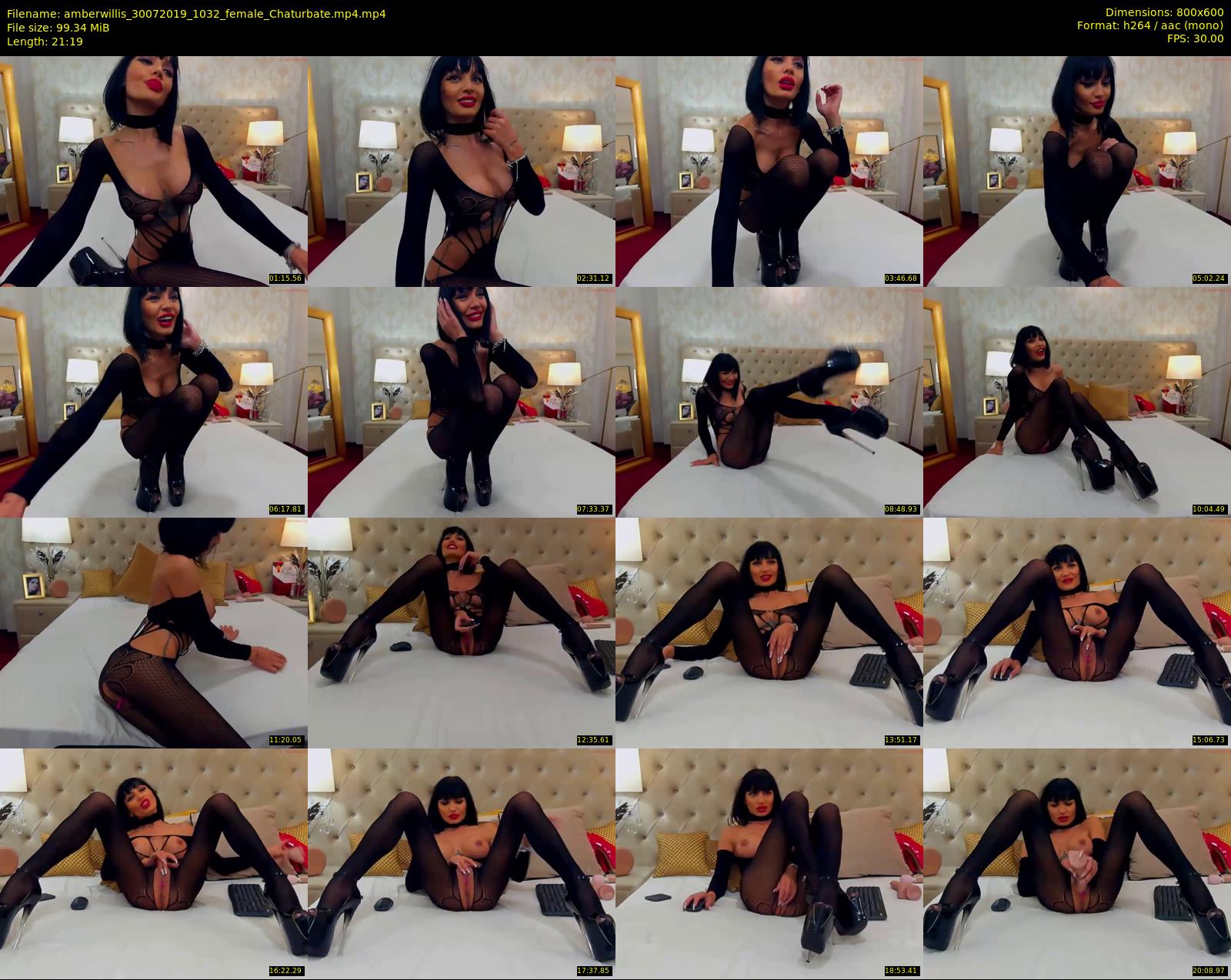 amberwillis — 22 minute Chaturbate female cam show recording, 480p, Jul 30, 2019