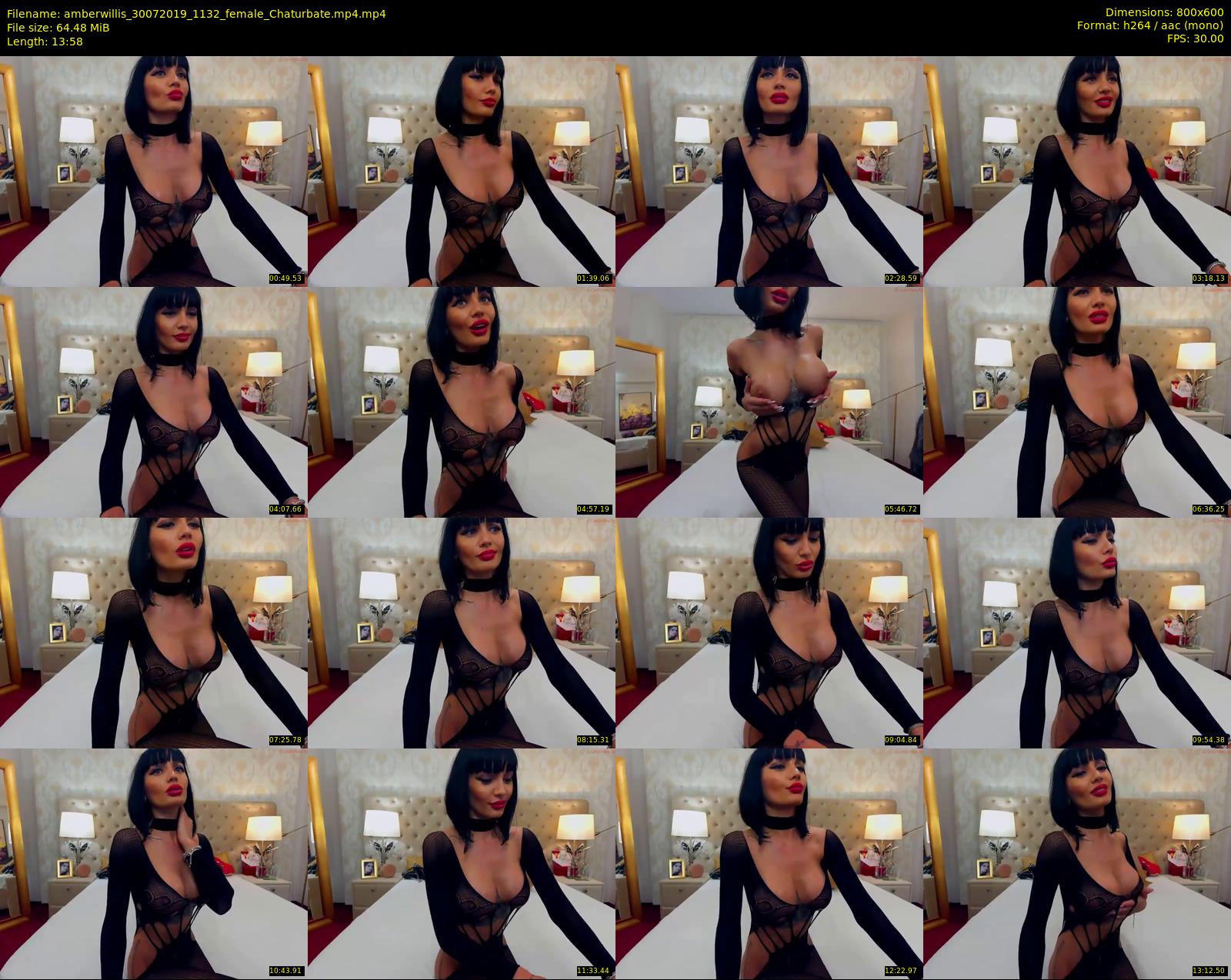 amberwillis — 14 minute Chaturbate female cam show recording, 480p, Jul 30, 2019