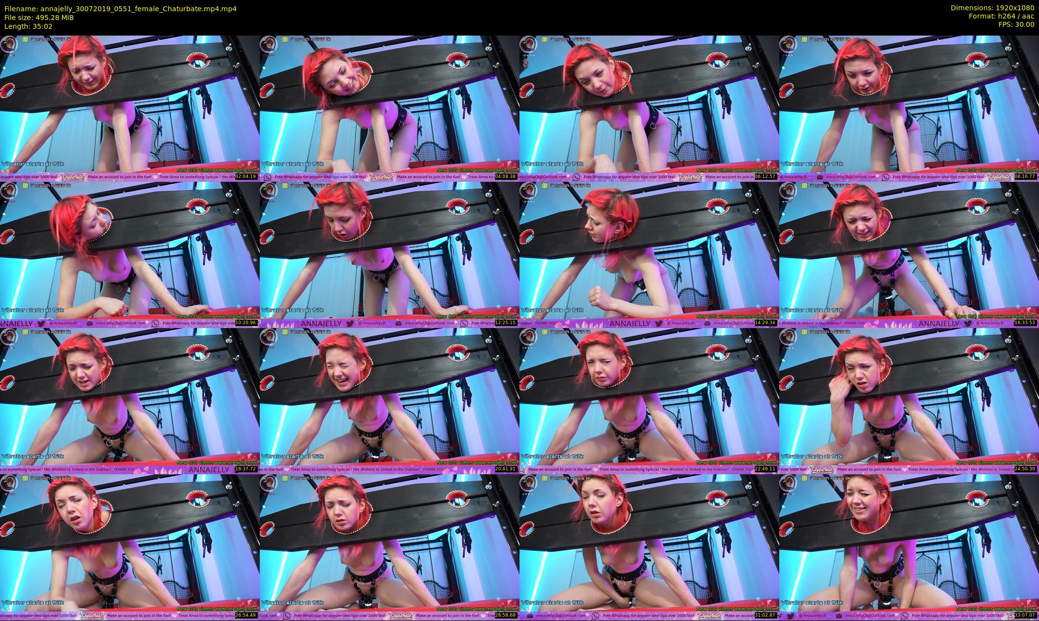 annajelly — 36 minute Chaturbate couple cam show recording, 1080p, Jul 30, 2019