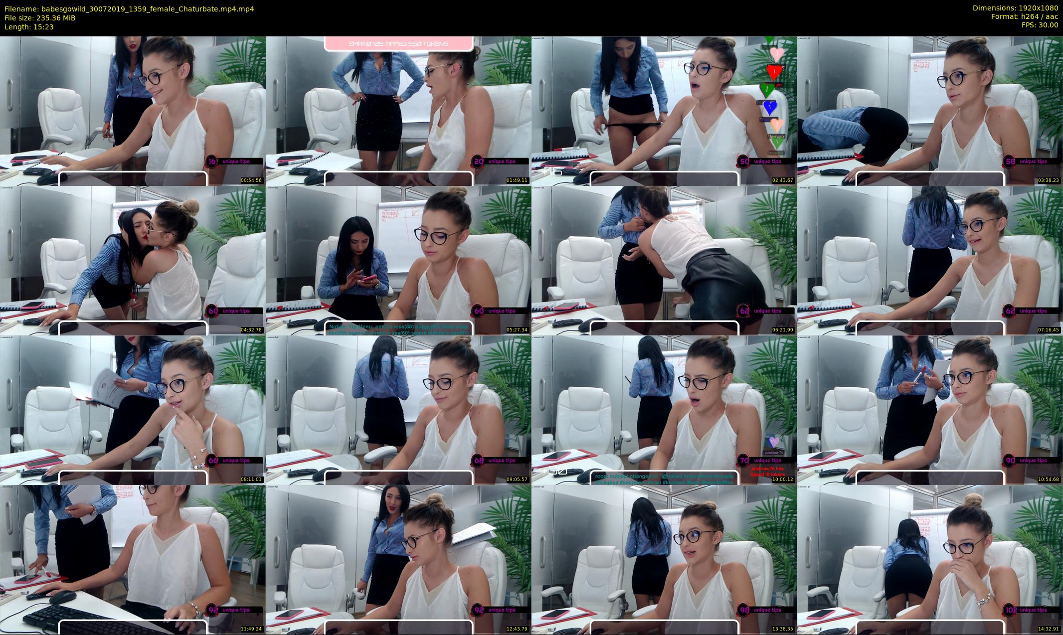 babesgowild — 16 minute Chaturbate couple cam show recording, 1080p, Jul 30, 2019