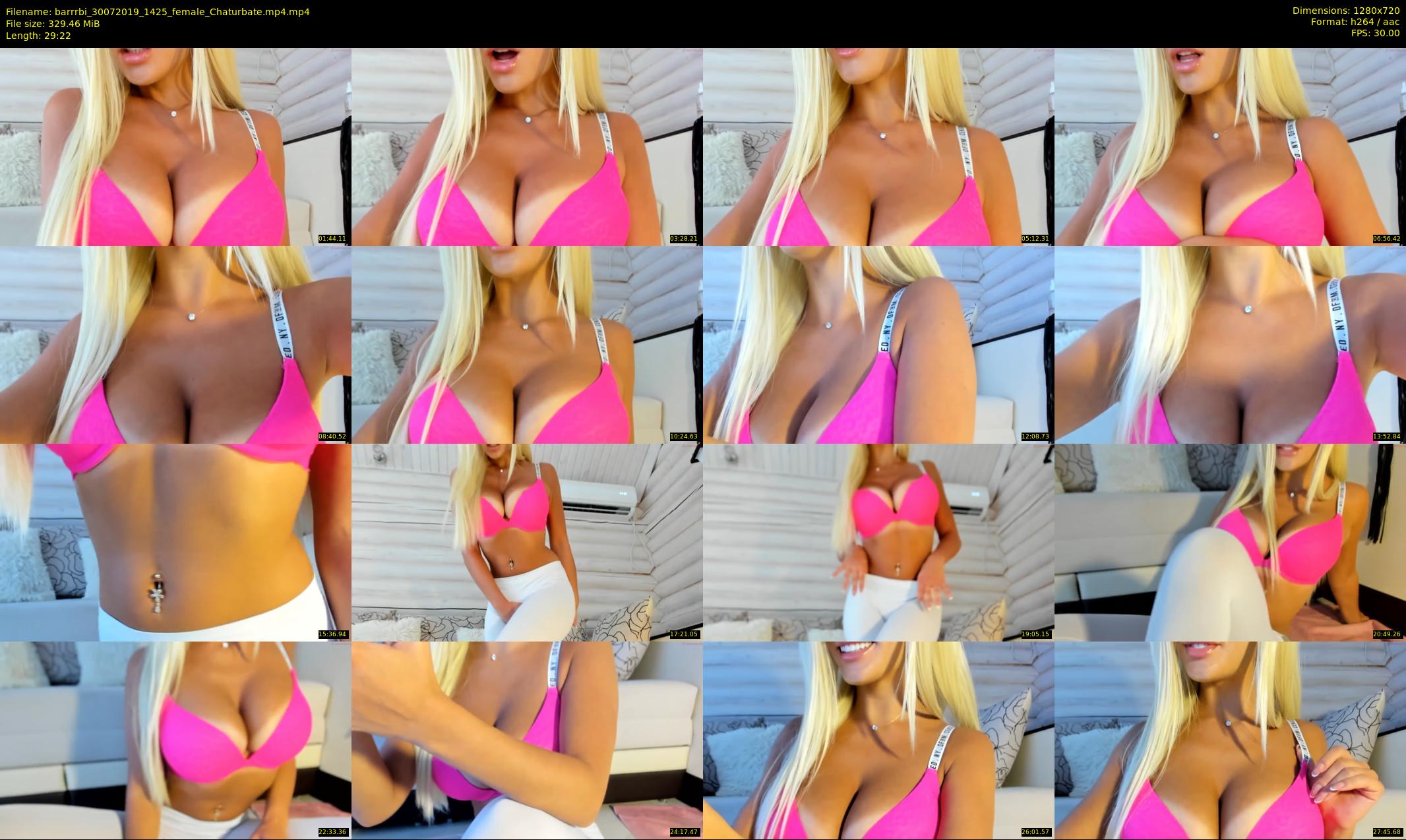 barrrbi — 30 minute Chaturbate female cam show recording, 720p, Jul 30, 2019