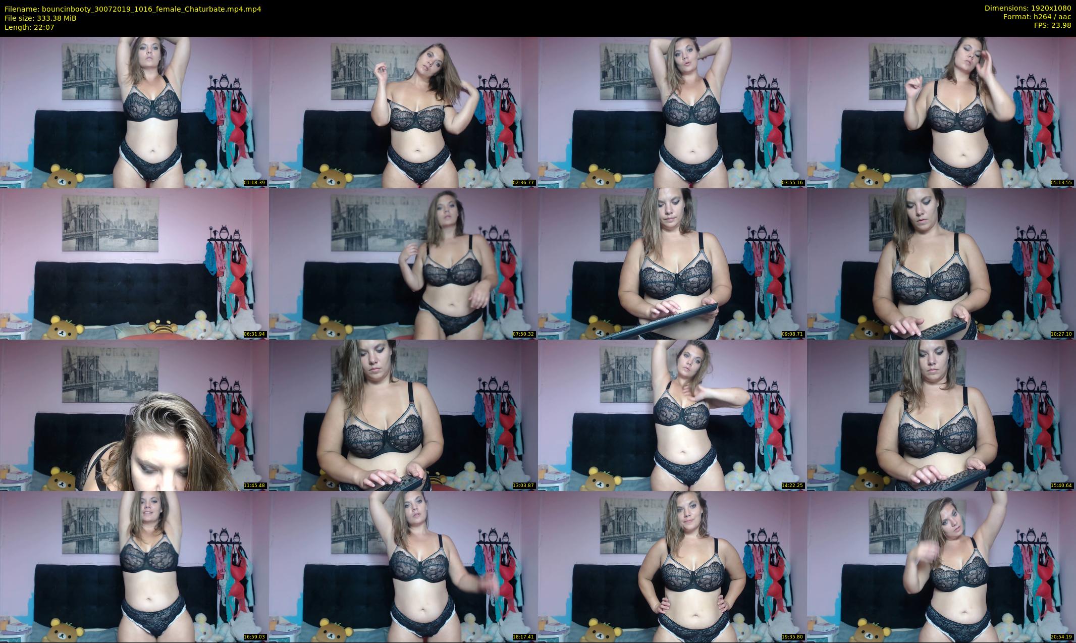 bouncinbooty — 23 minute Chaturbate female cam show recording, 1080p, Jul 30, 2019