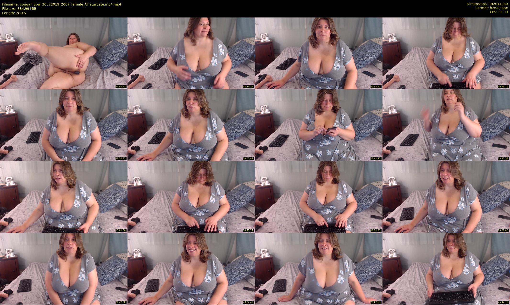 cougar_bbw — 29 minute Chaturbate female cam show recording, 1080p, Jul 30, 2019