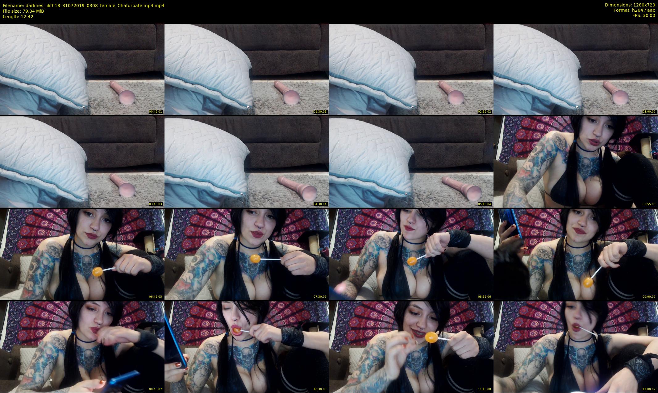 darknes_lilith18 — 13 minute Chaturbate female cam show recording, 720p, Jul 31, 2019