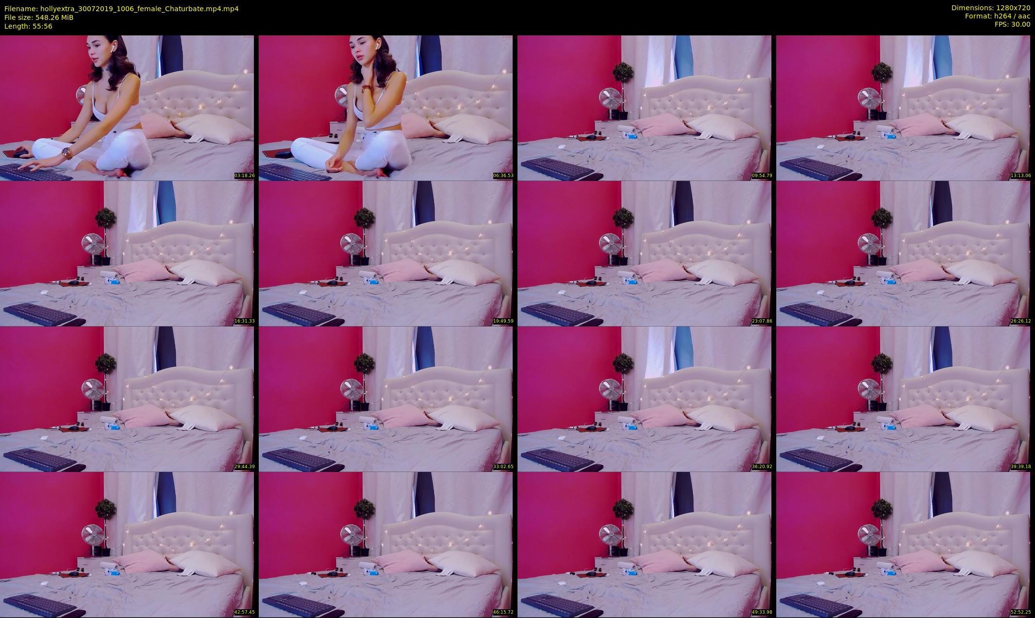 hollyextra — 56 minute Chaturbate female cam show recording, 720p, Jul 30, 2019