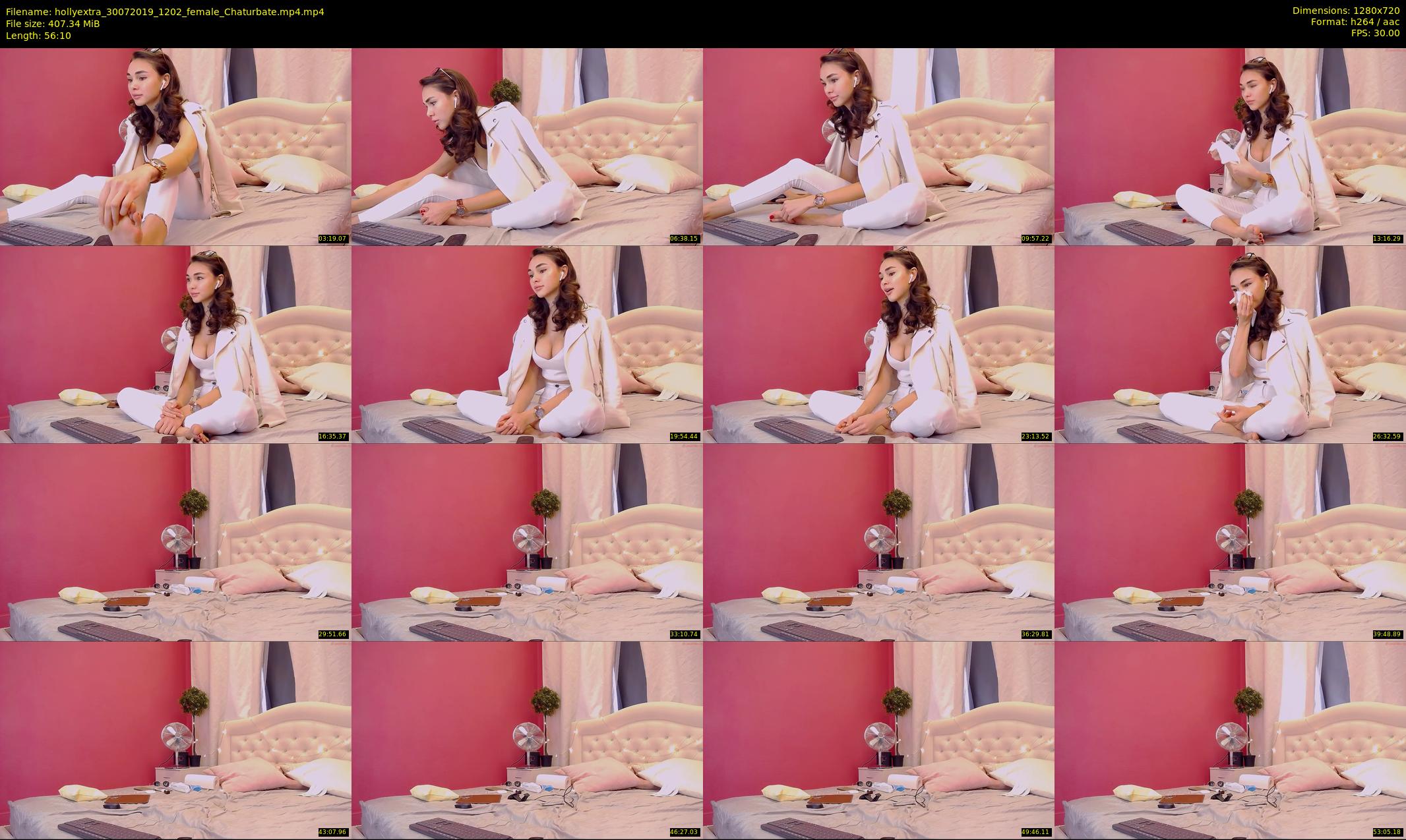 hollyextra — 57 minute Chaturbate female cam show recording, 720p, Jul 30, 2019