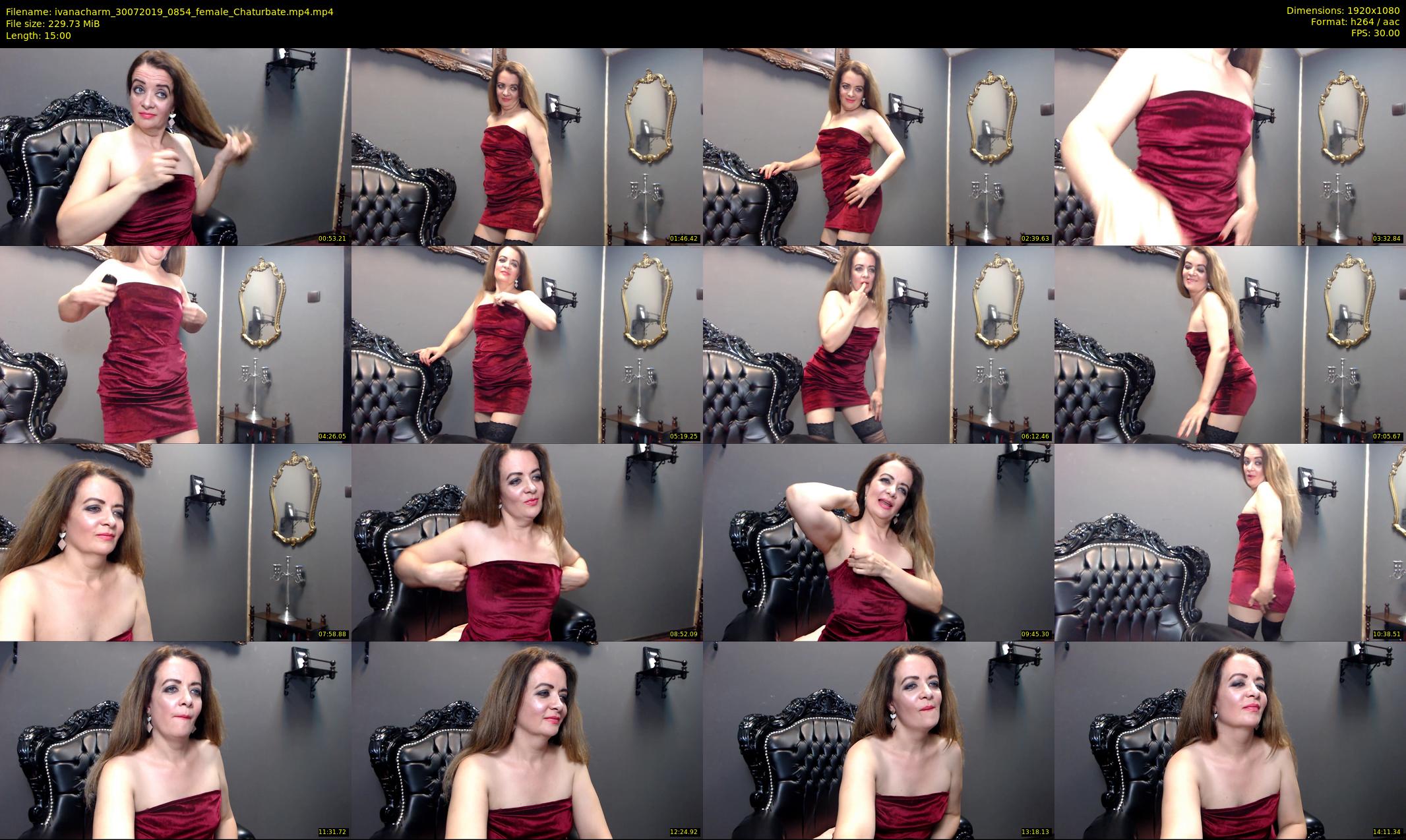 ivanacharm — 15 minute Chaturbate female cam show recording, 1080p, Jul 30, 2019