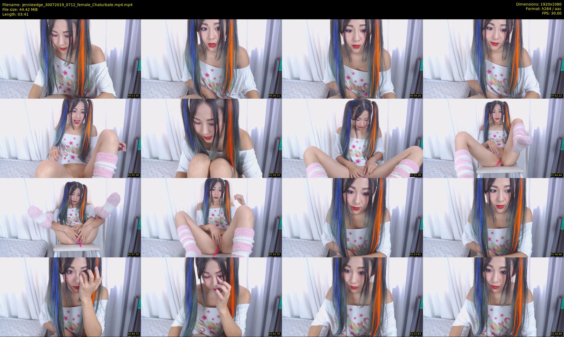 jennieedge — 4 minute Chaturbate female cam show recording, 1080p, Jul 30, 2019