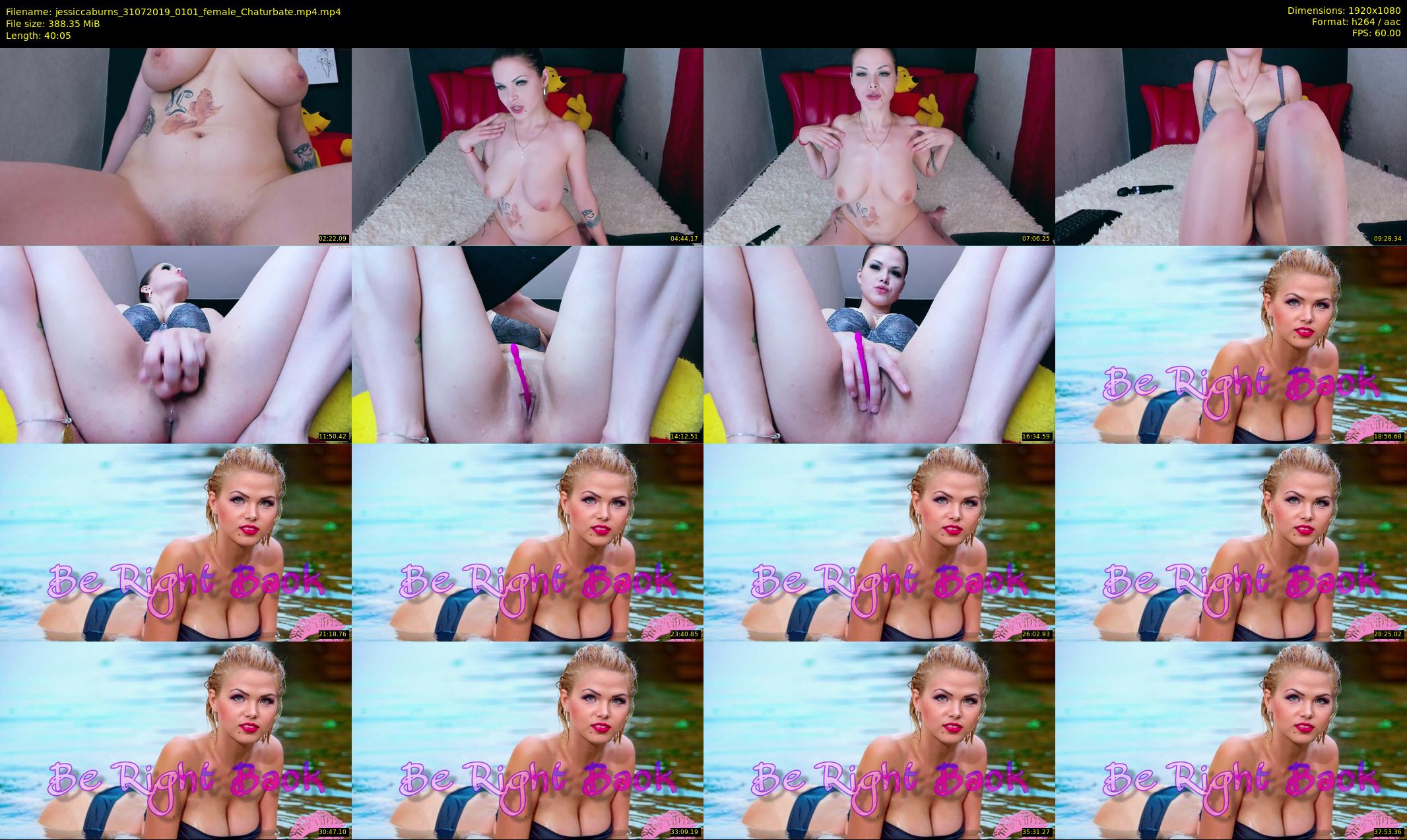 jessiccaburns — 41 minute Chaturbate female cam show recording, 1080p, Jul 31, 2019