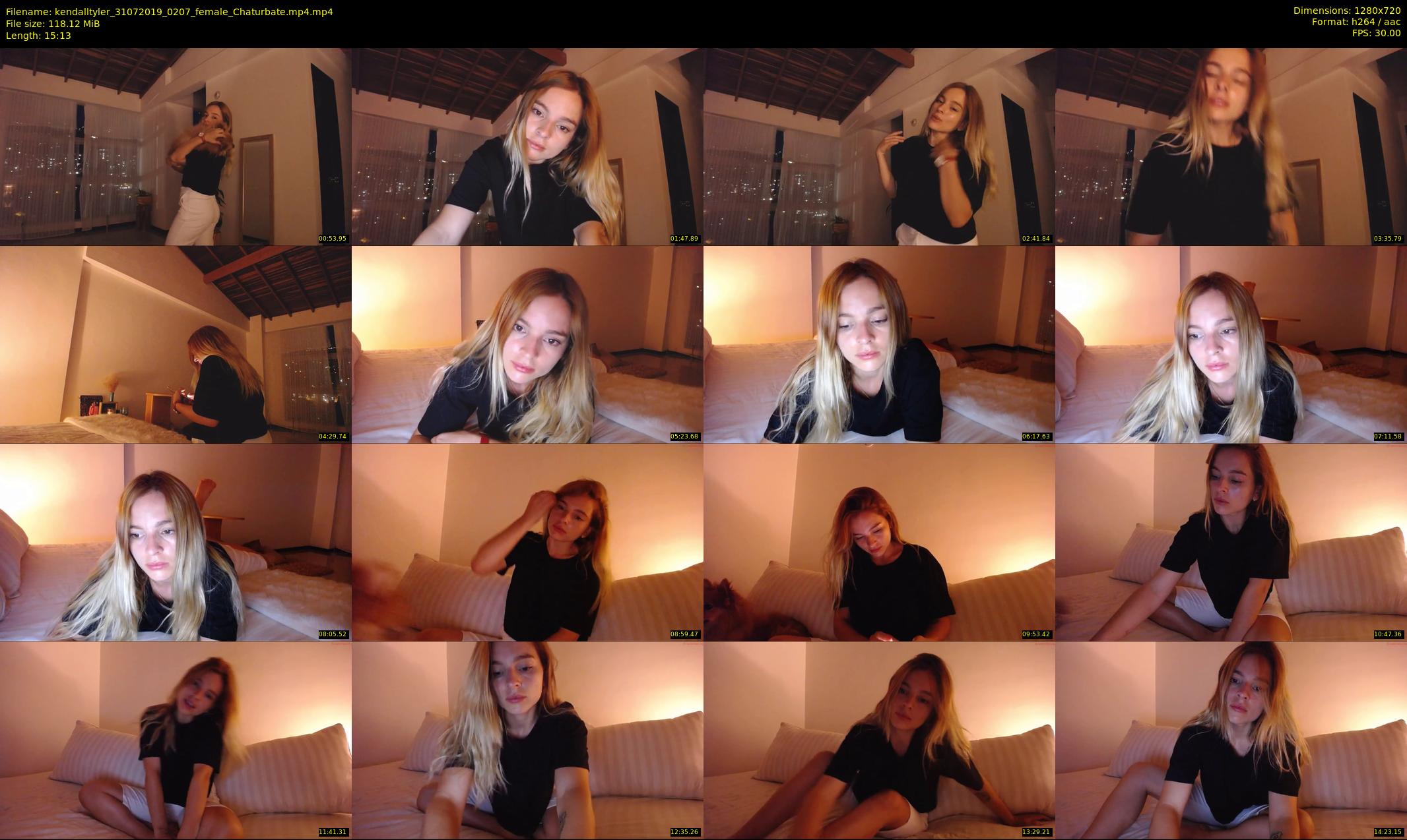 kendalltyler — 16 minute Chaturbate female cam show recording, 720p, Jul 31, 2019