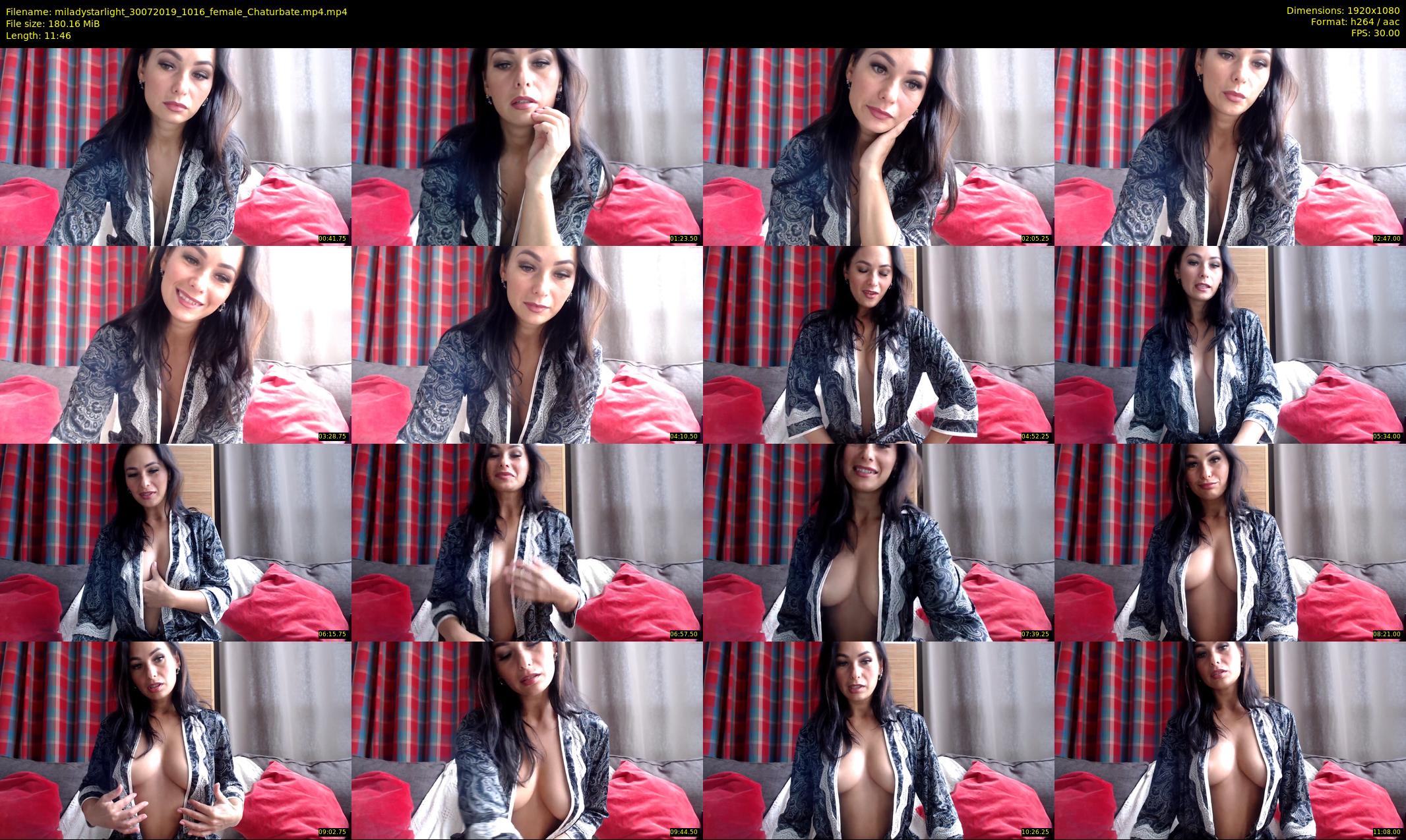 miladystarlight — 12 minute Chaturbate female cam show recording, 1080p, Jul 30, 2019