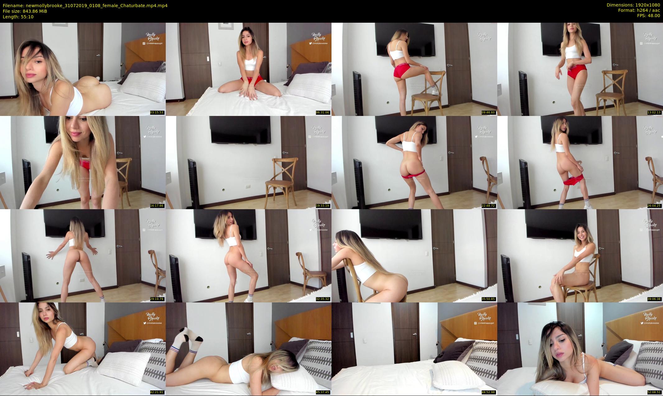 newmollybrooke — 56 minute Chaturbate female cam show recording, 1080p, Jul 31, 2019