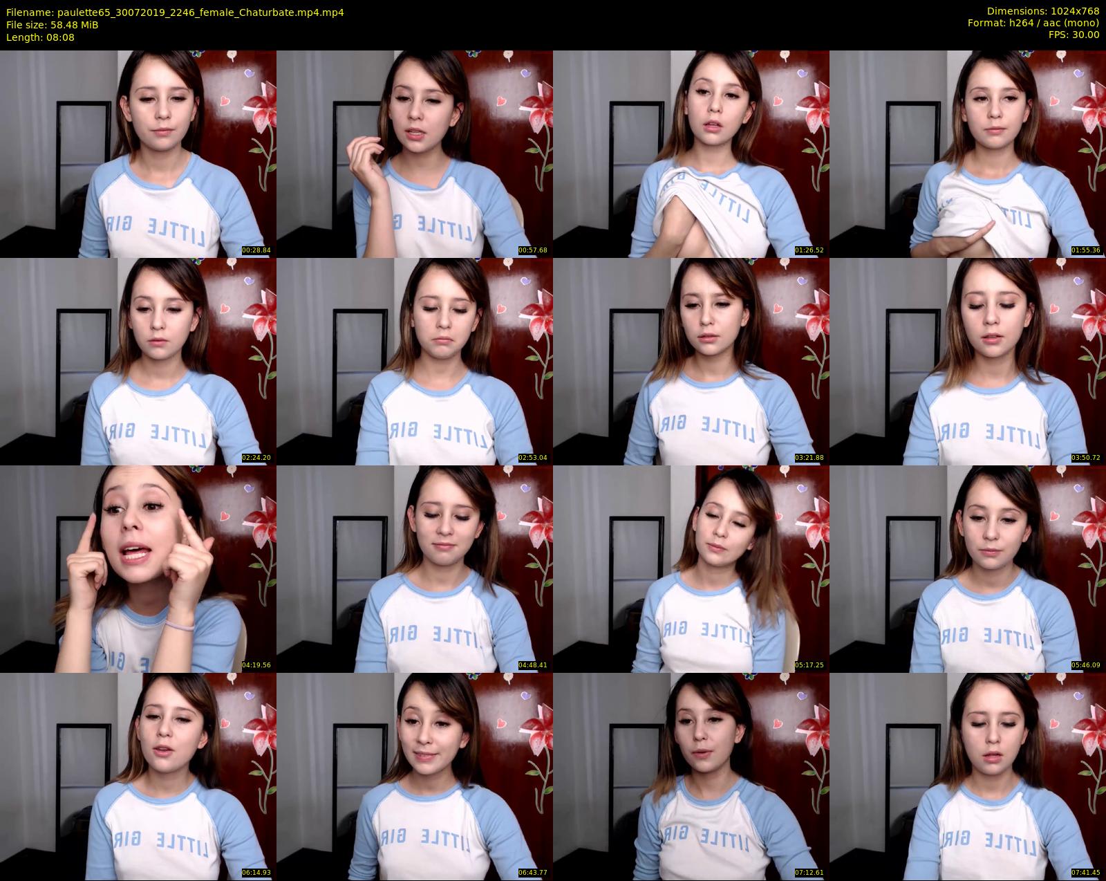 paulette65 — 9 minute Chaturbate female cam show recording, 720p, Jul 30, 2019