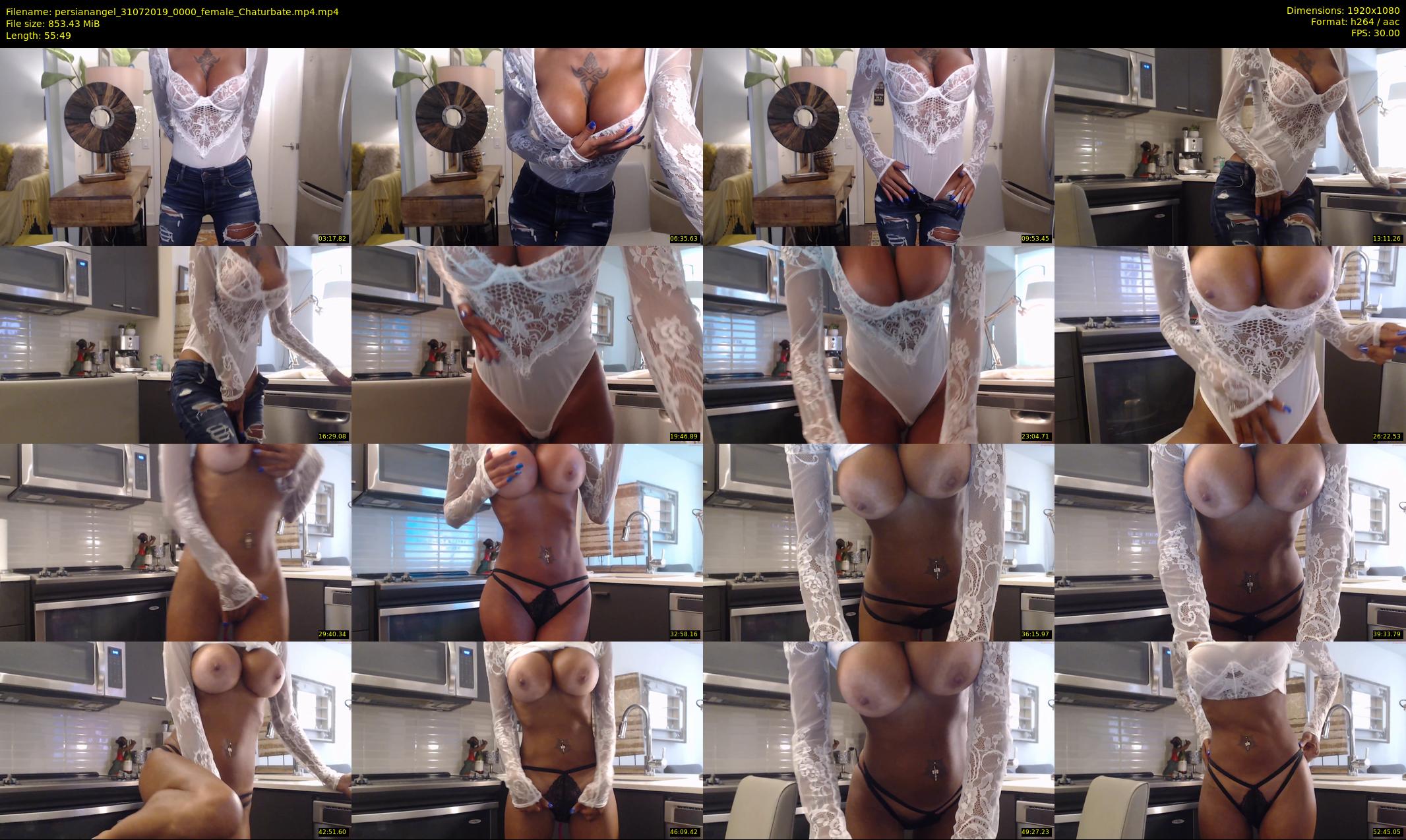 persianangel — 56 minute Chaturbate female cam show recording, 1080p, Jul 31, 2019
