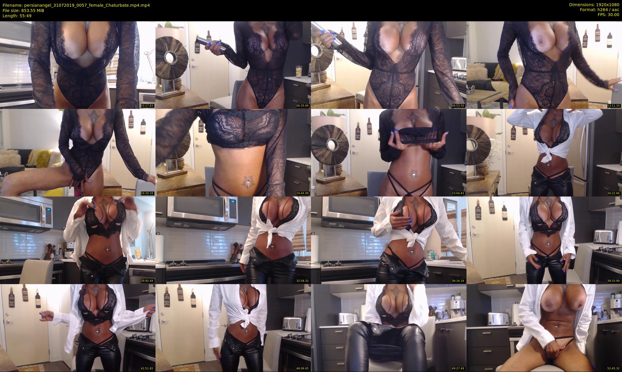 persianangel — 56 minute Chaturbate female cam show recording, 1080p, Jul 31, 2019