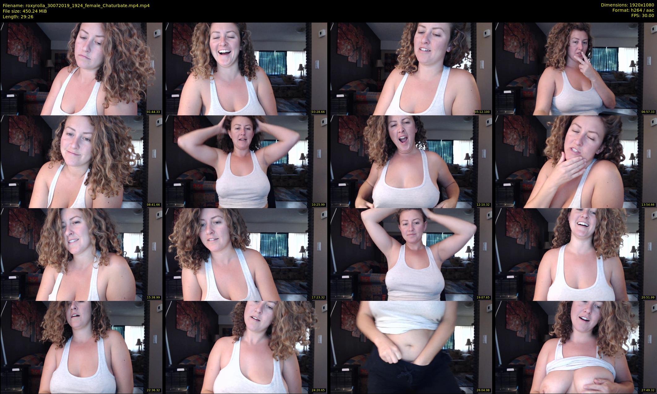 roxyrolla — 30 minute Chaturbate female cam show recording, 1080p, Jul 30, 2019