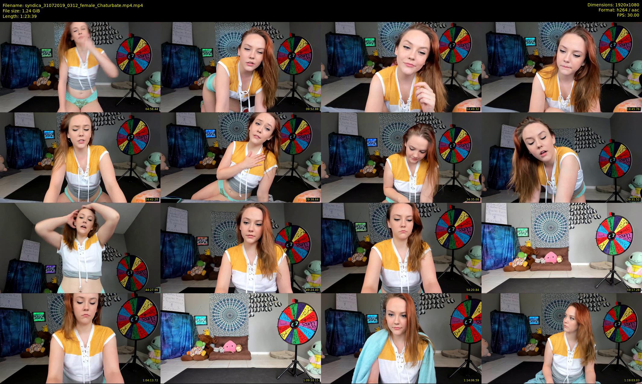 syndica — 84 minute Chaturbate female cam show recording, 1080p, Jul 31, 2019