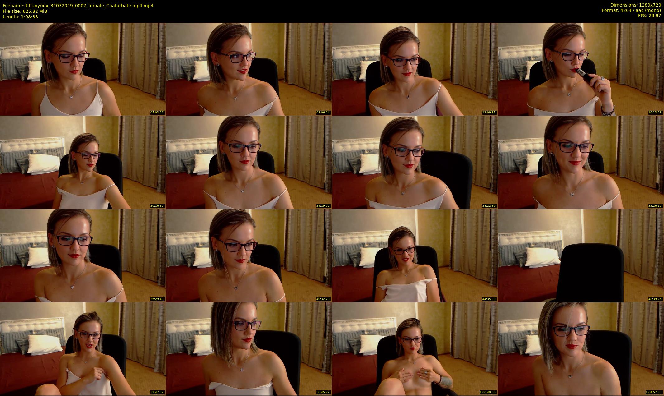 tiffanyriox — 69 minute Chaturbate female cam show recording, 720p, Jul 31, 2019