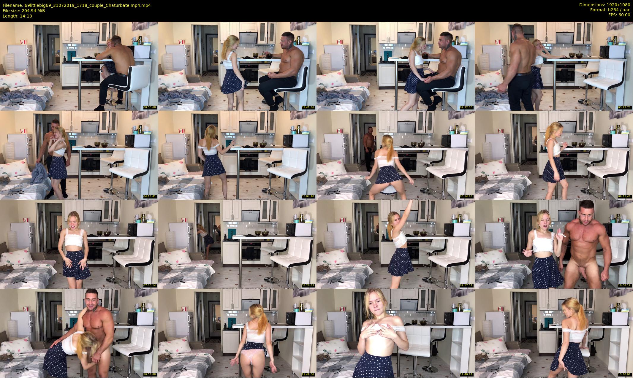 69littlebig69 — 15 minute Chaturbate couple cam show recording, 1080p, Jul 31, 2019