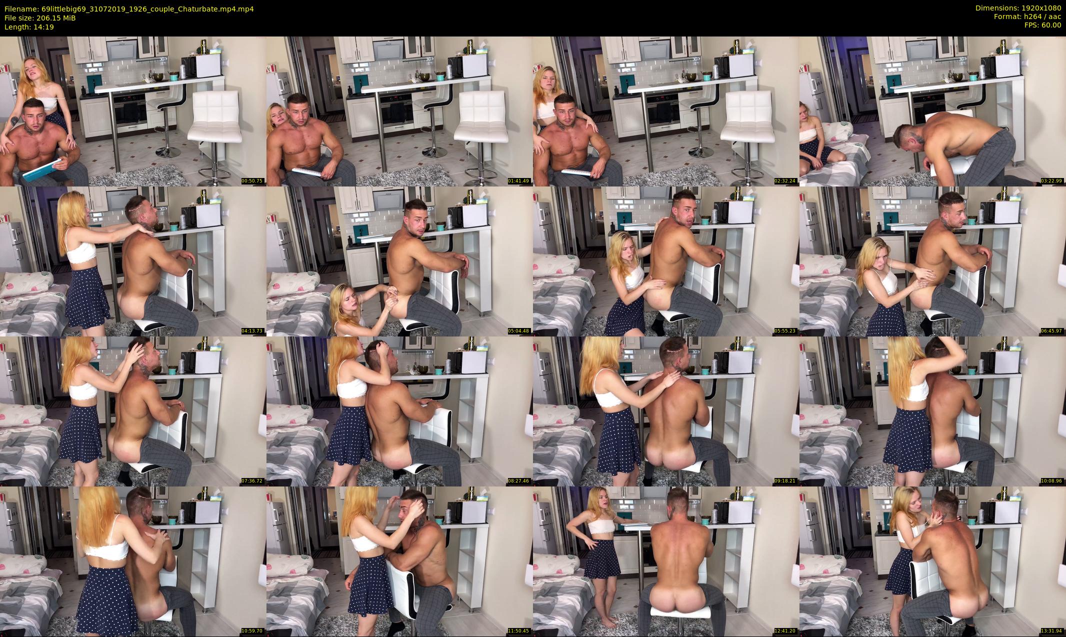 69littlebig69 — 15 minute Chaturbate couple cam show recording, 1080p, Jul 31, 2019