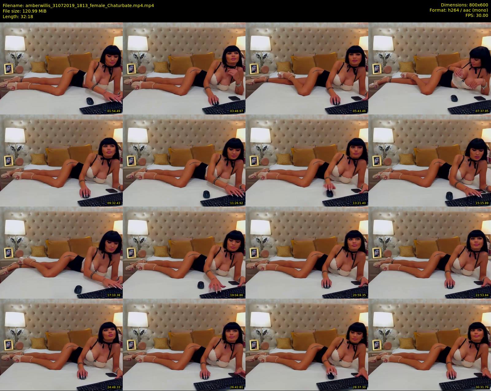 amberwillis — 33 minute Chaturbate female cam show recording, 480p, Jul 31, 2019