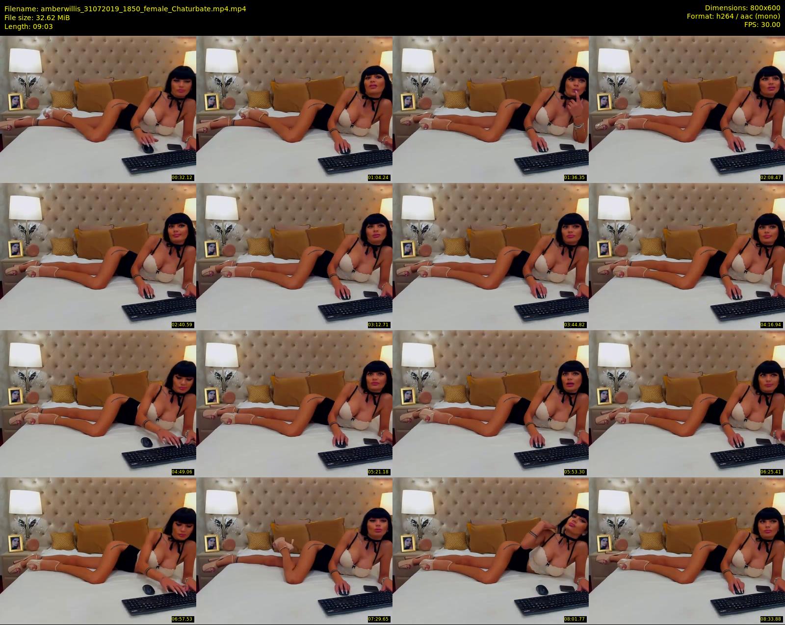 amberwillis — 10 minute Chaturbate female cam show recording, 480p, Jul 31, 2019