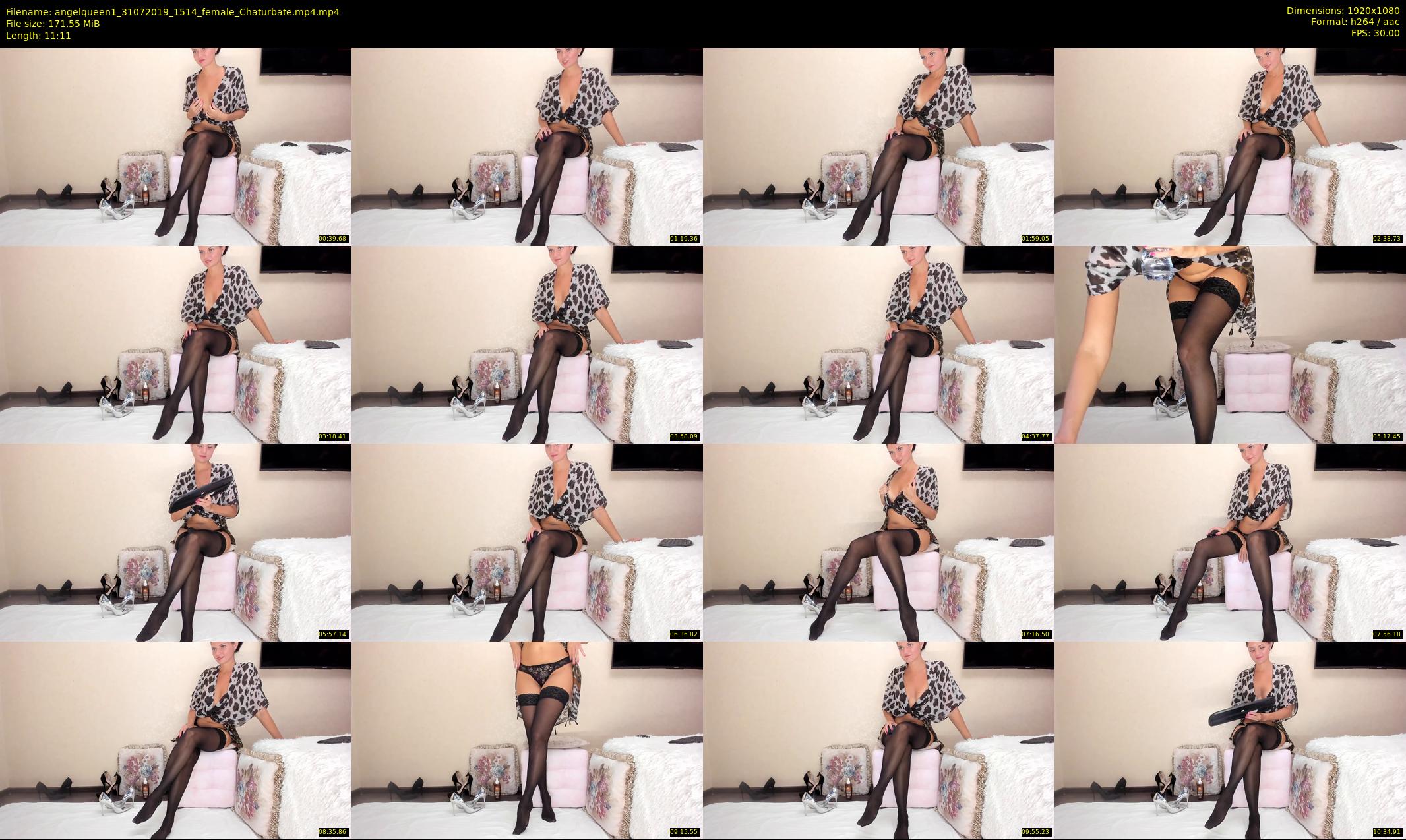 angelqueen1 — 12 minute Chaturbate female cam show recording, 1080p, Jul 31, 2019