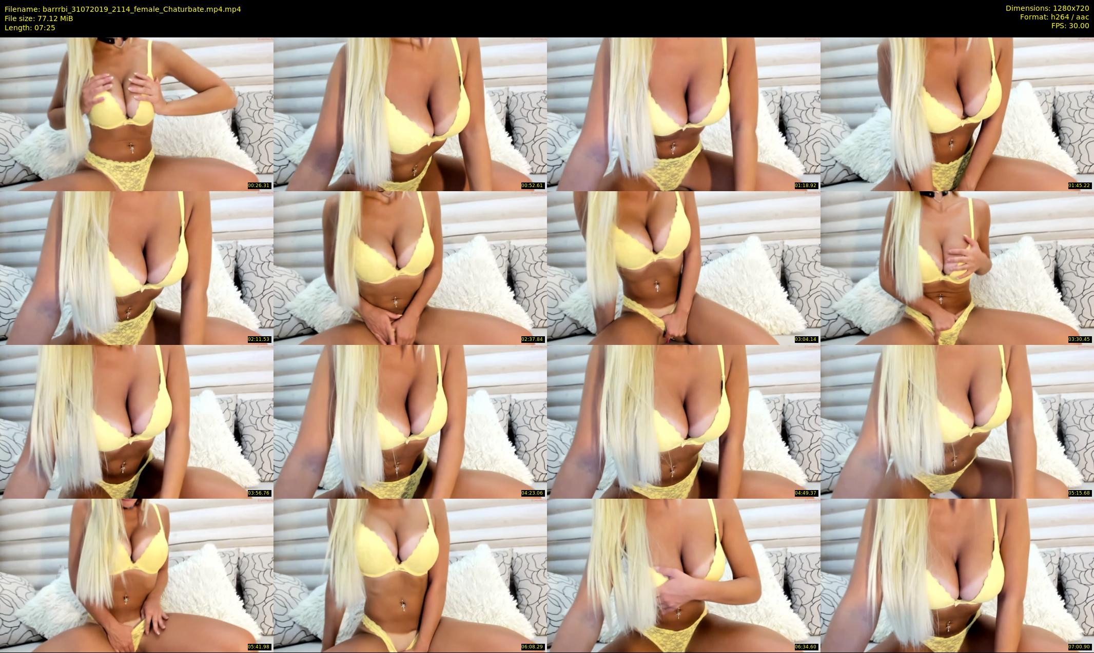 barrrbi — 8 minute Chaturbate female cam show recording, 720p, Jul 31, 2019