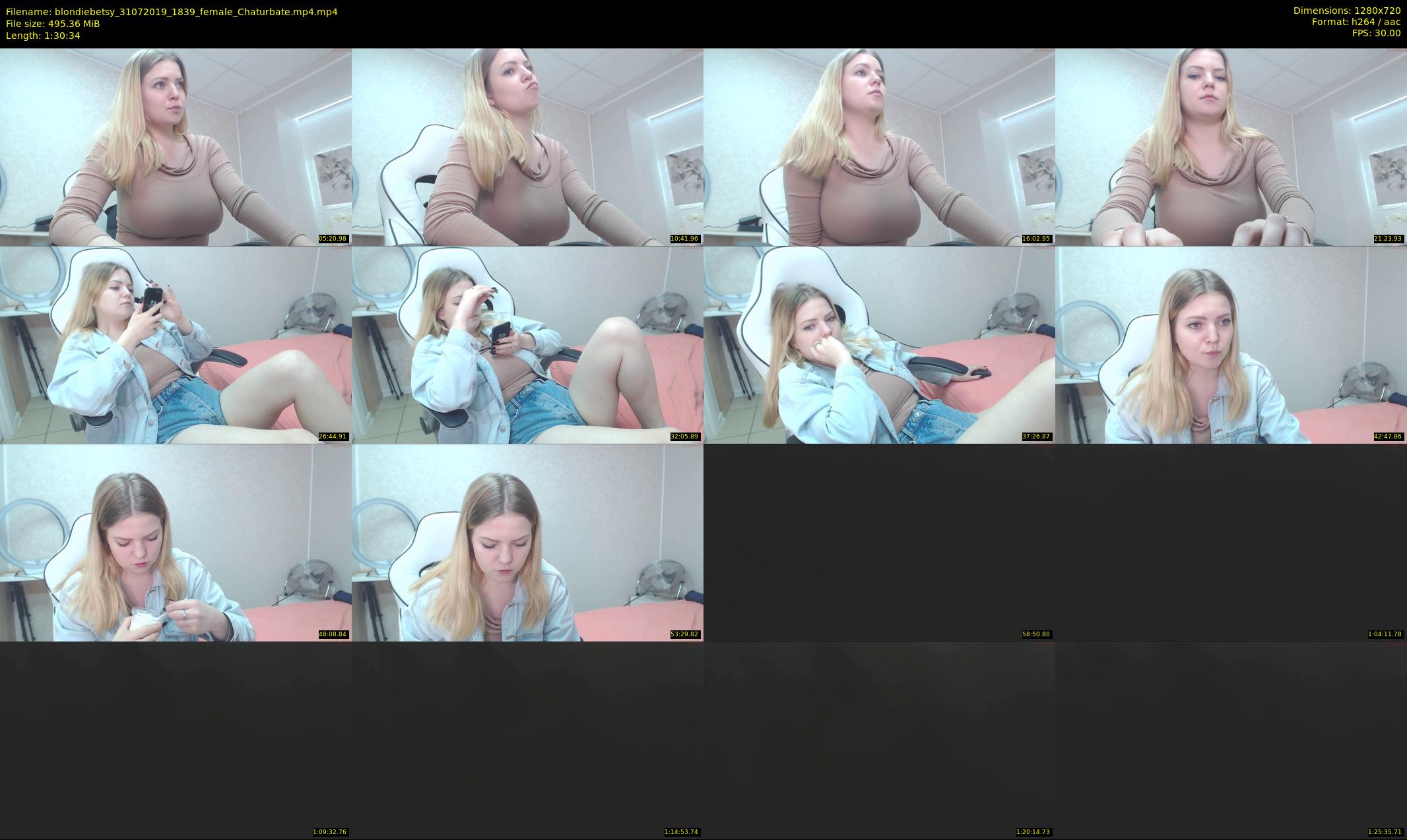 blondiebetsy — 91 minute Chaturbate female cam show recording, 720p, Jul 31, 2019