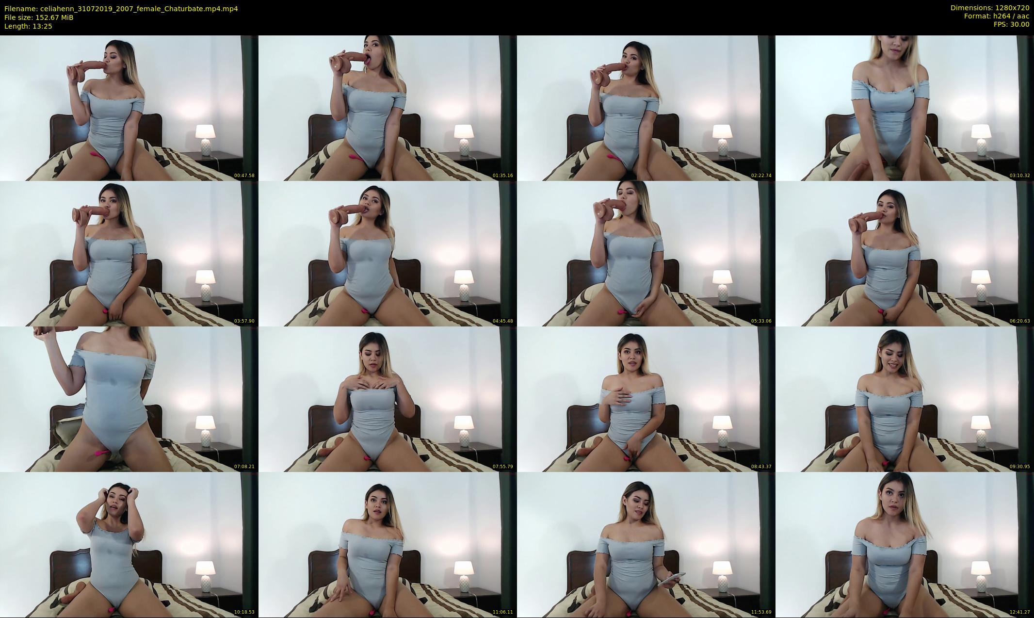 celiahenn — 14 minute Chaturbate female cam show recording, 720p, Jul 31, 2019