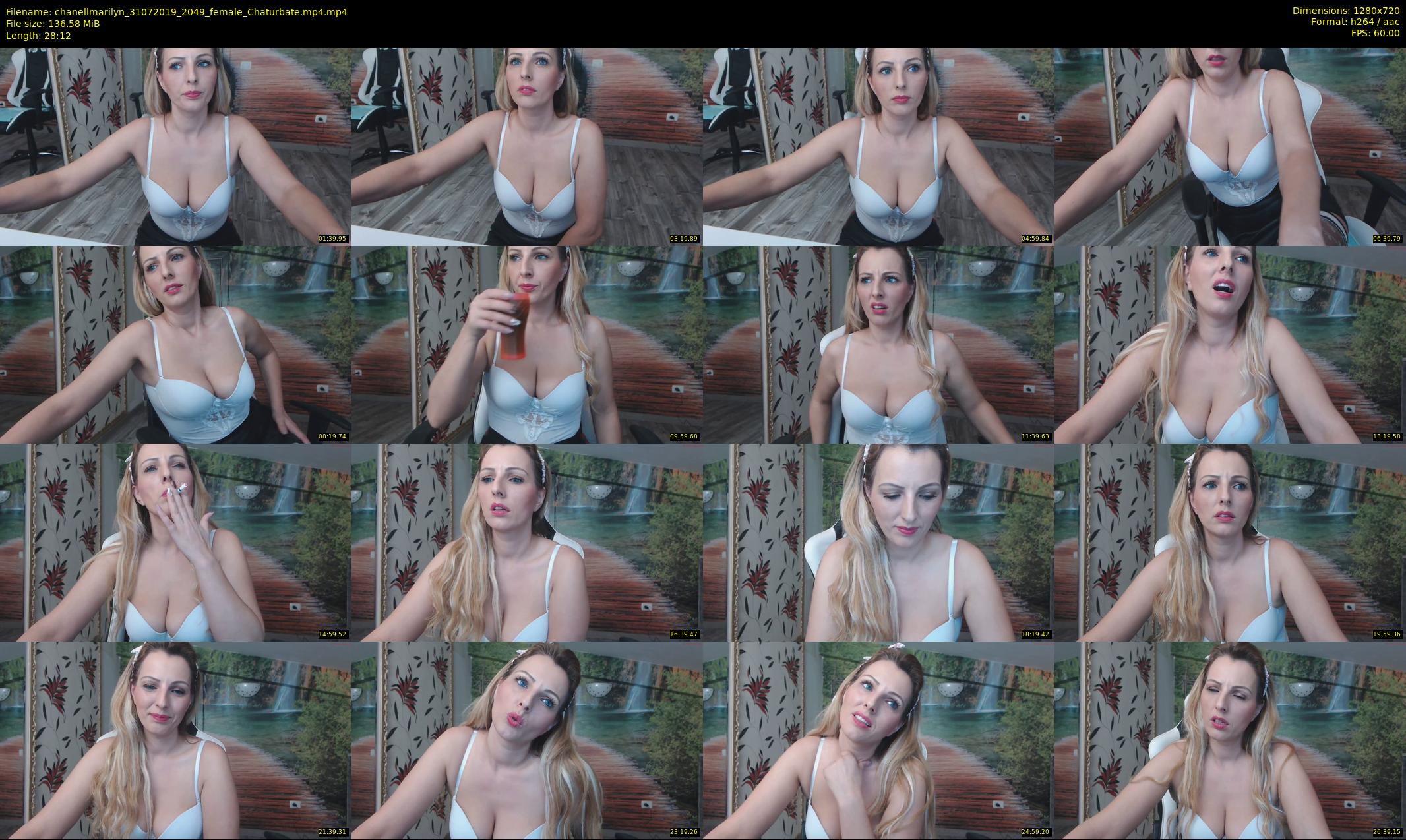 chanellmarilyn — 29 minute Chaturbate female cam show recording, 720p, Jul 31, 2019