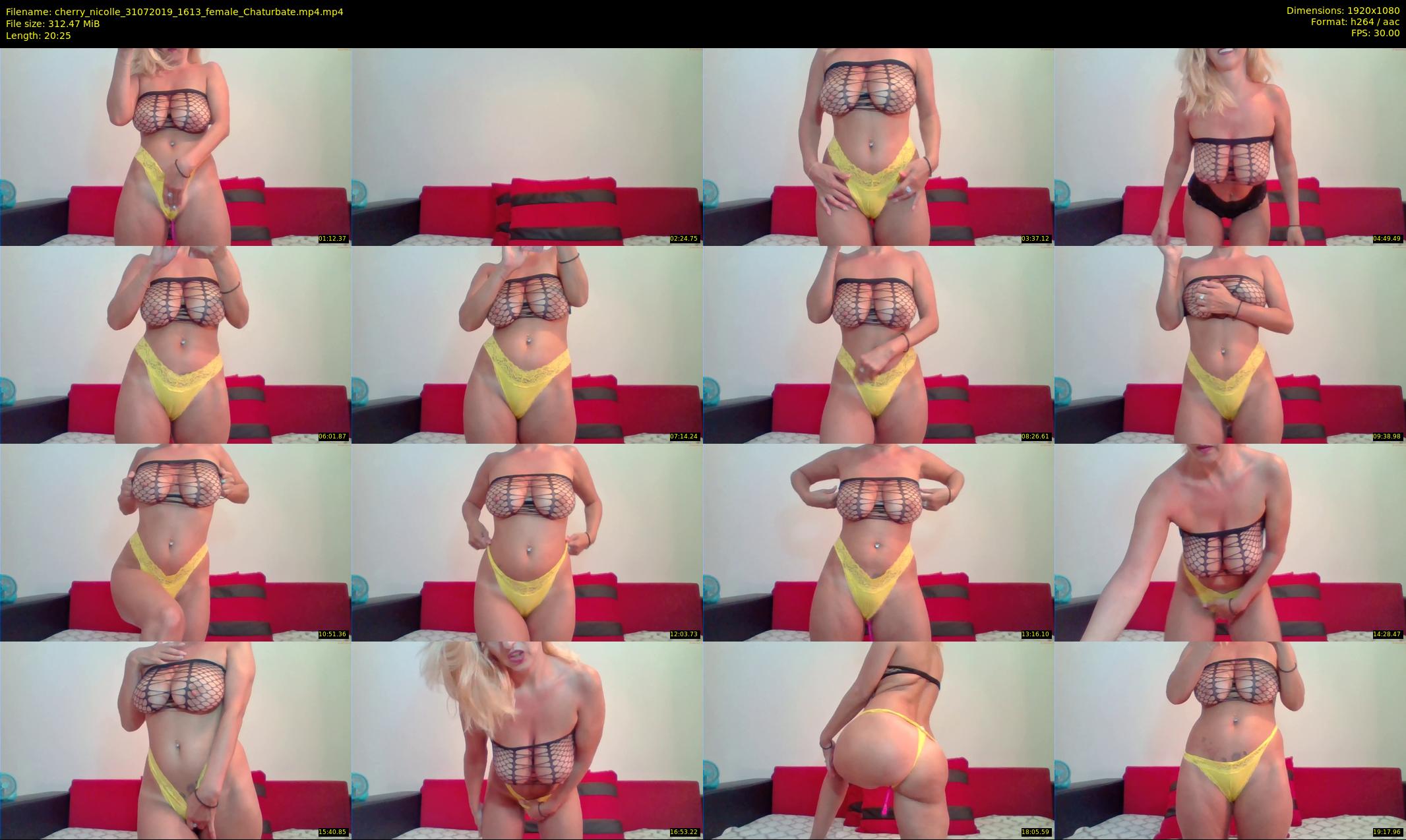 cherry_nicolle — 21 minute Chaturbate female cam show recording, 1080p, Jul 31, 2019