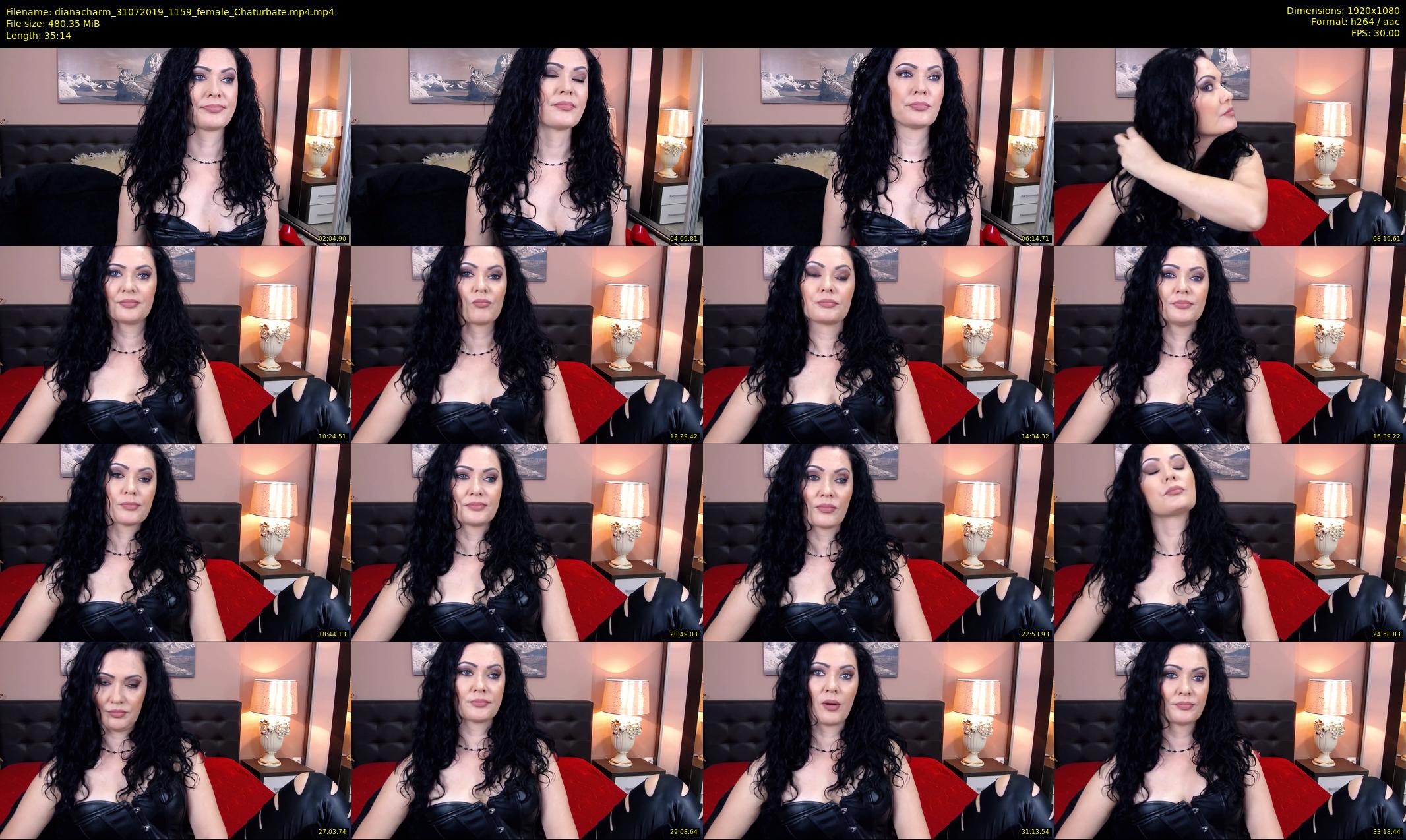 dianacharm — 36 minute Chaturbate female cam show recording, 1080p, Jul 31, 2019
